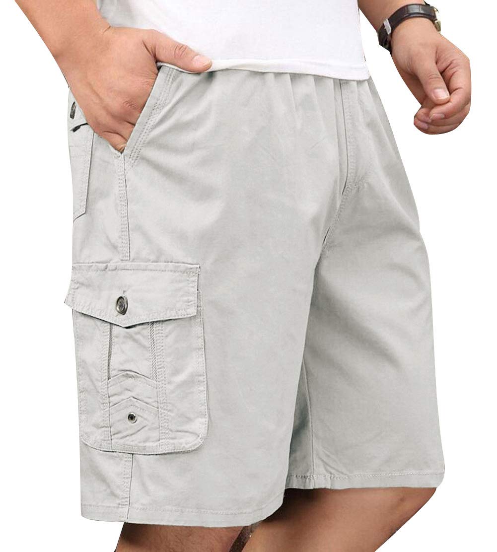 Men's Cotton Cargo Shorts - Beige 32-image-e304dde0-42b7-4d56-bbed-801d7ca2d058-116069