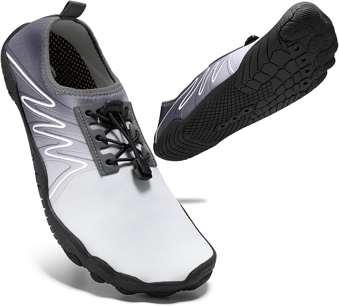 STQ Women's Grey Wide Fit Aqua Shoes 3.5 UK-image-788f41e5-87c9-4b6b-be7e-b6521ff426a5-53487