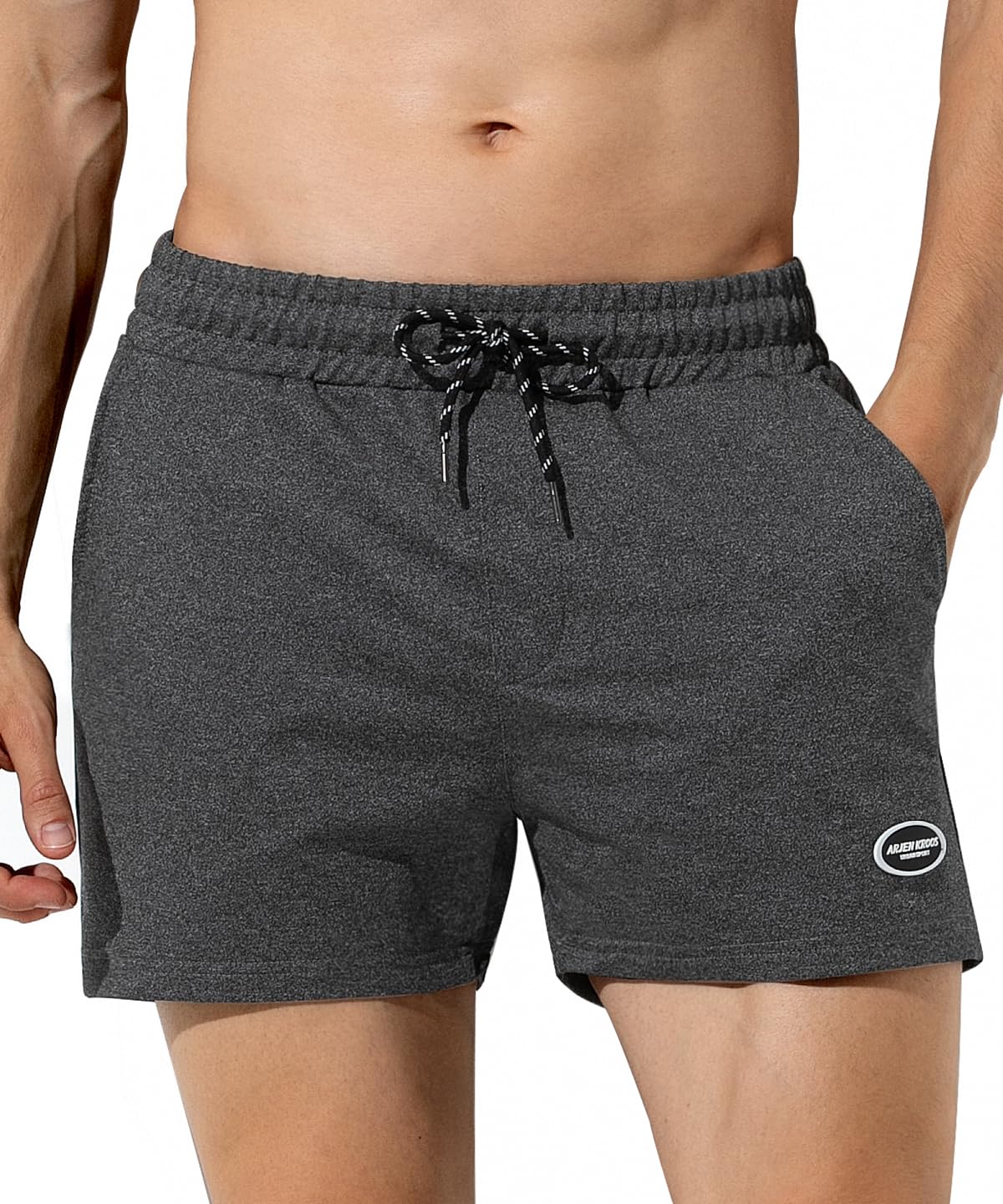 Men's Sports Shorts with Zips - Grey M-image-4352f80e-79c1-420e-9e78-2a6161296b25-110293