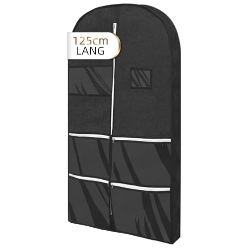 Garment Bag Travel & Storage - Black 125x60cm-image-b471beab-c032-44f1-b1e3-421ac4f4d780-101982