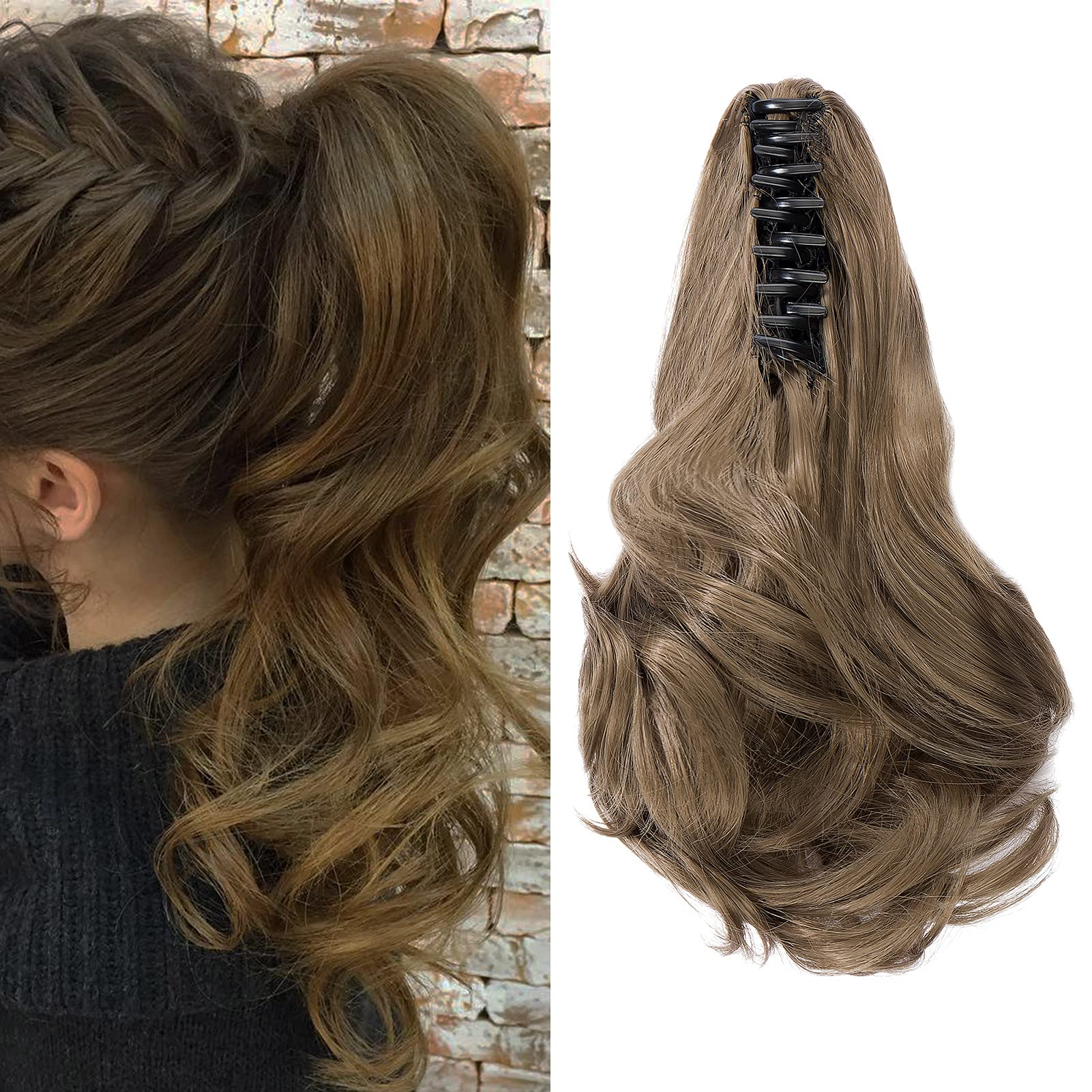 Curly Ponytail Claw on Ponytail Hair Exension 12" Extensions Extension-image-bb48df52-1026-47fc-a030-af63be7aedb0-62170