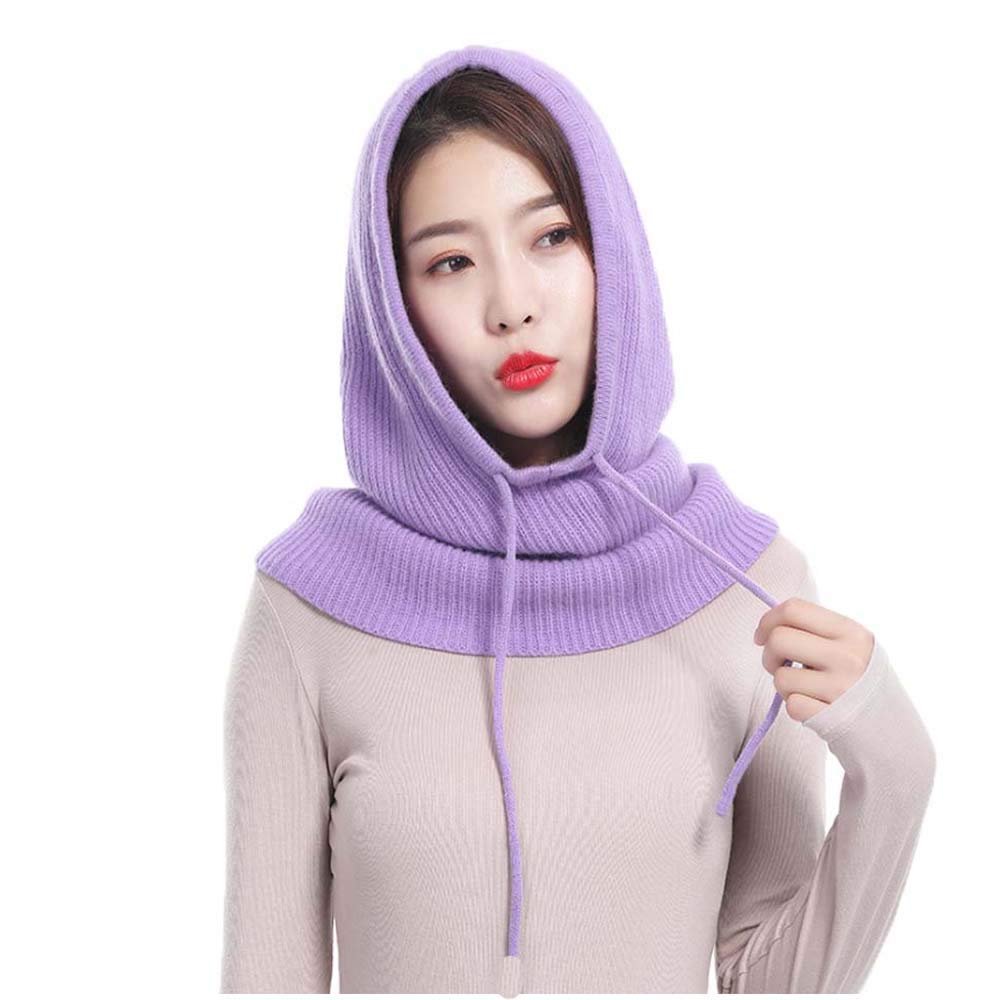 Women's Cashmere Balaclava Hat - Purple02 One Size-image-f1df0ed7-069d-4e4f-a507-e0607707ff71-110127