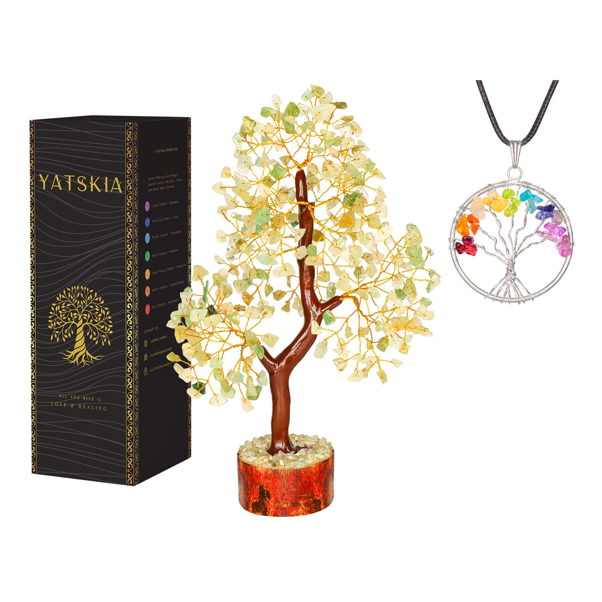 Green Jade Crystal Tree with Chakra Pendants - Green Jade 10-12in-image-24f2f7b8-41b4-47d8-b478-6fc0852c89e8-121992