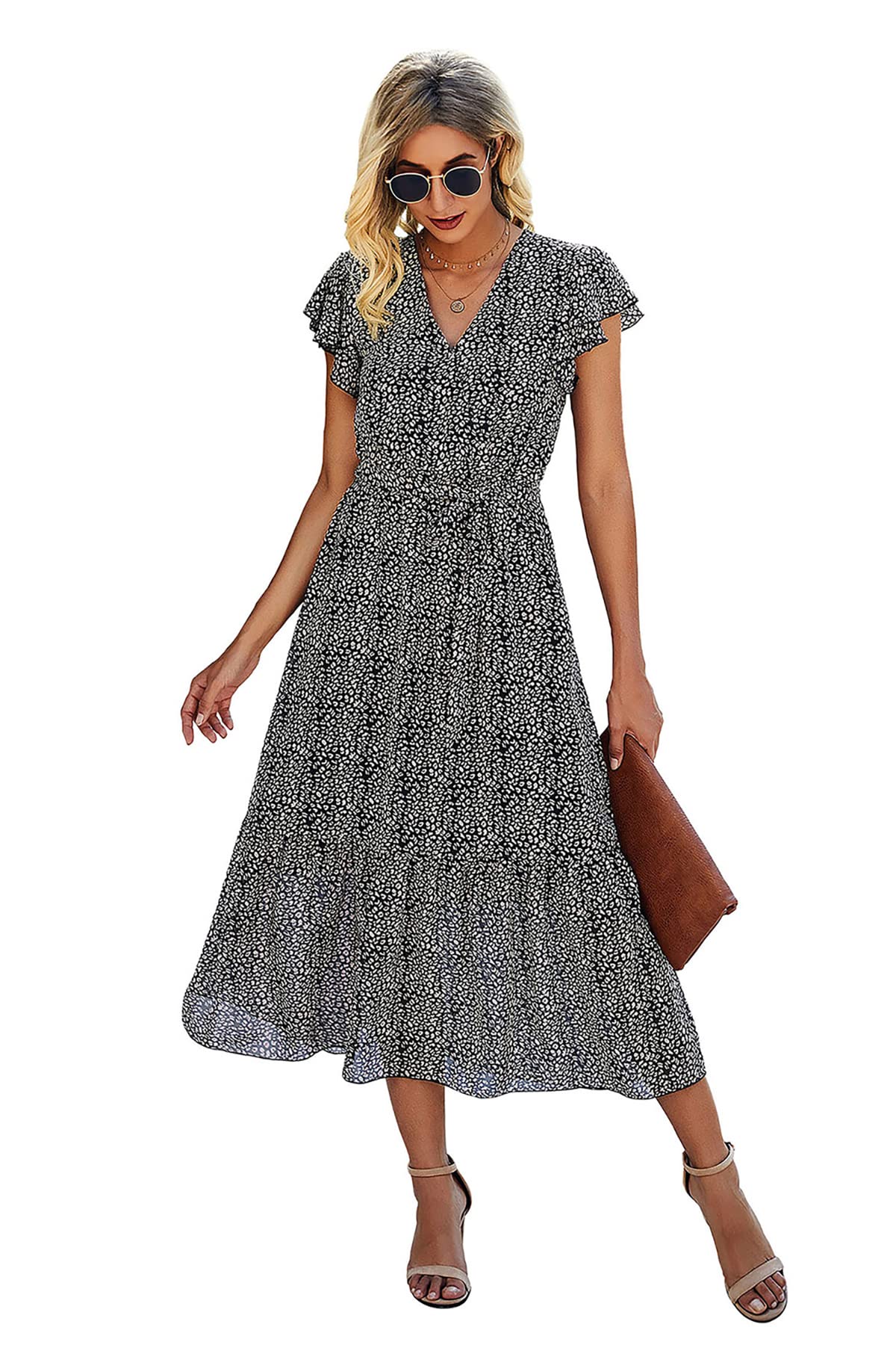 Bohemian Floral Chiffon Midi Dress - Black S-image-3ee538ef-386b-4b30-8d9a-5e758fff998c-109883