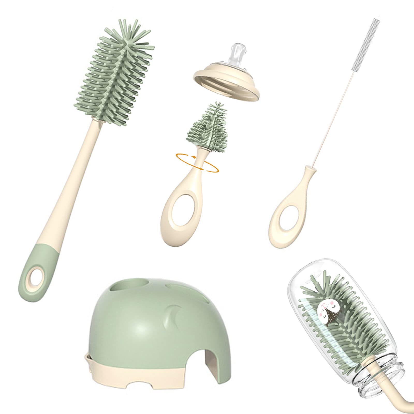 FOVNOT Long Handle Silicone Bottle Brush - Baby Set for Breast Pumps,-image-3971e002-5eef-4da6-9ed2-6d3bb9f59efc-58548