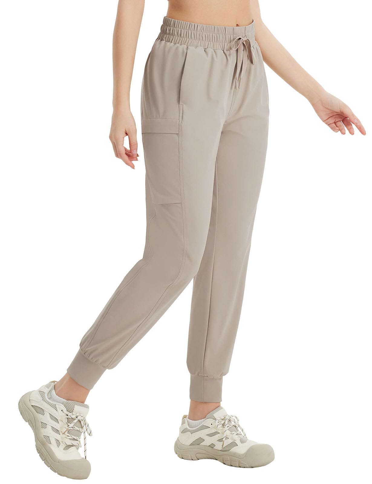 Women's Cargo Trousers Quick Dry - Khaki XS-image-ce00edfa-0f5c-4179-84a7-3a86d2c1e40f-103026
