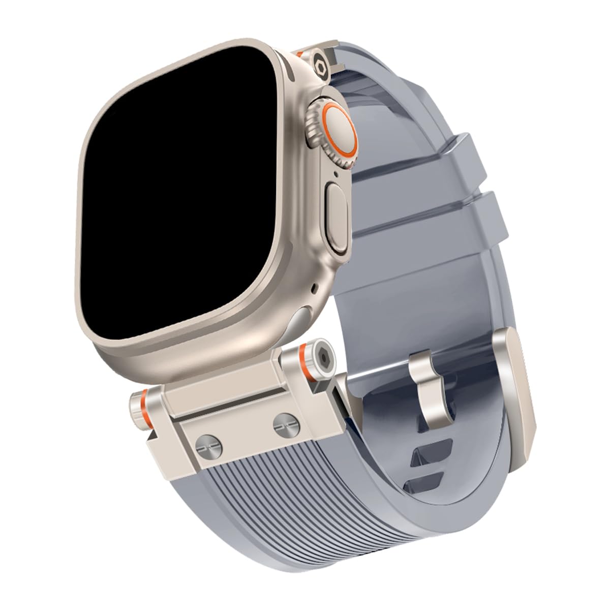 Rugged TPU Sport Strap for Apple Watch - Grey 42-49mm-image-ada66fc3-ad60-4481-b40e-0caf9a271987-117014