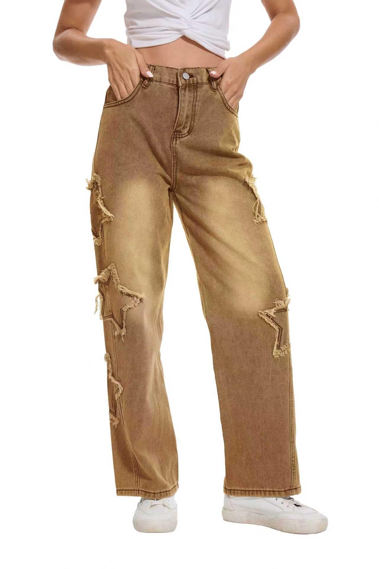 Women's Y2K Star Cargo Jeans - Brown XXL-image-5bb1b76e-0f9f-41f1-b1b0-2bad229a8602-121831