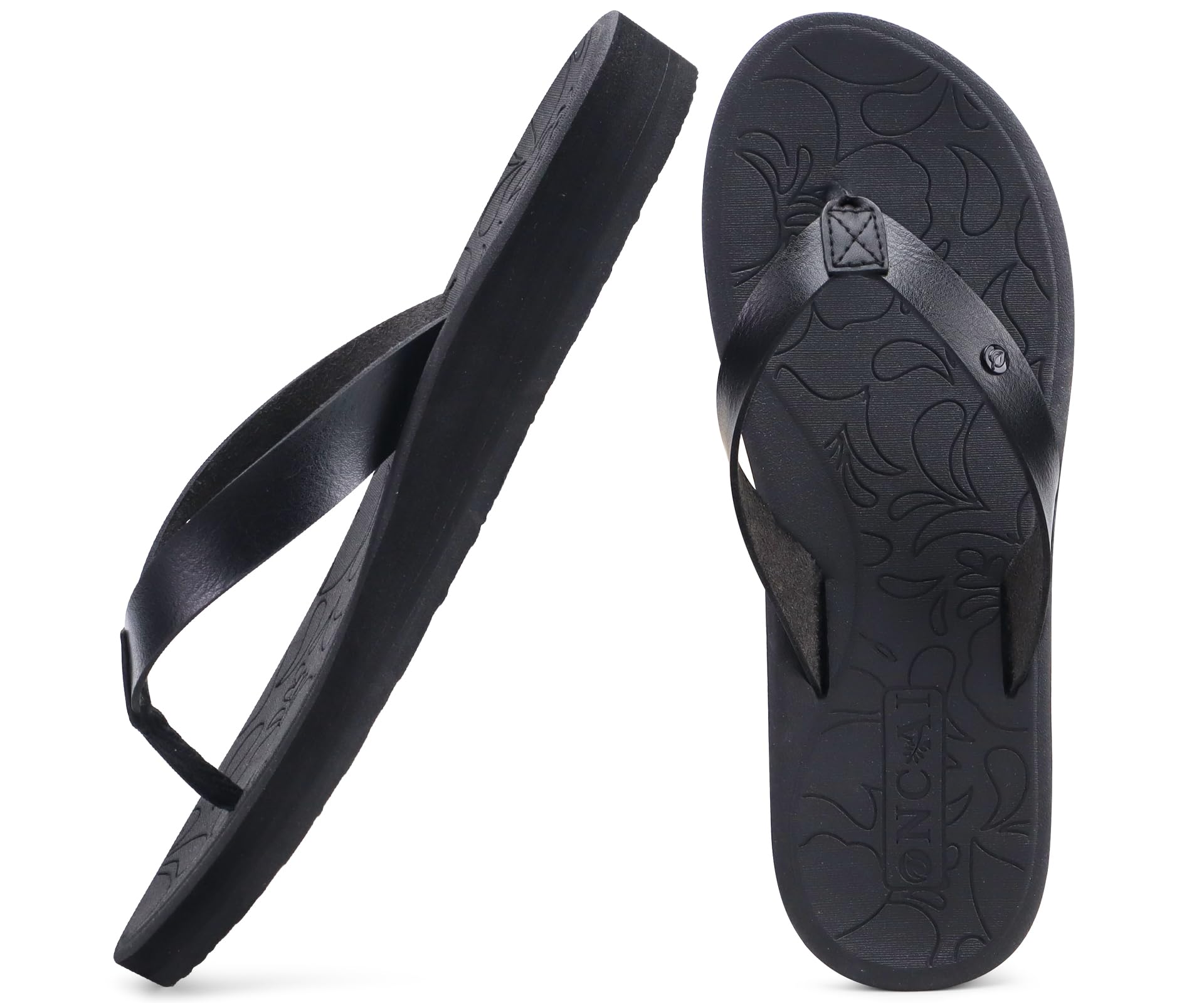 Women's Arch Support Flip Flops - Black UK 9-image-a6e4d217-e0bf-4a45-807e-a2f9cc78edda-87321