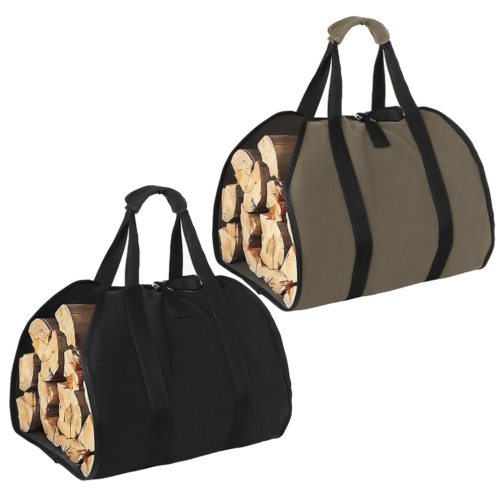 Waterproof Canvas Log Carrier Bags with Handles, Large Capacity for Firewood & Camping-image-738757a0-40bd-409f-8bc2-769e94fdb440-55870