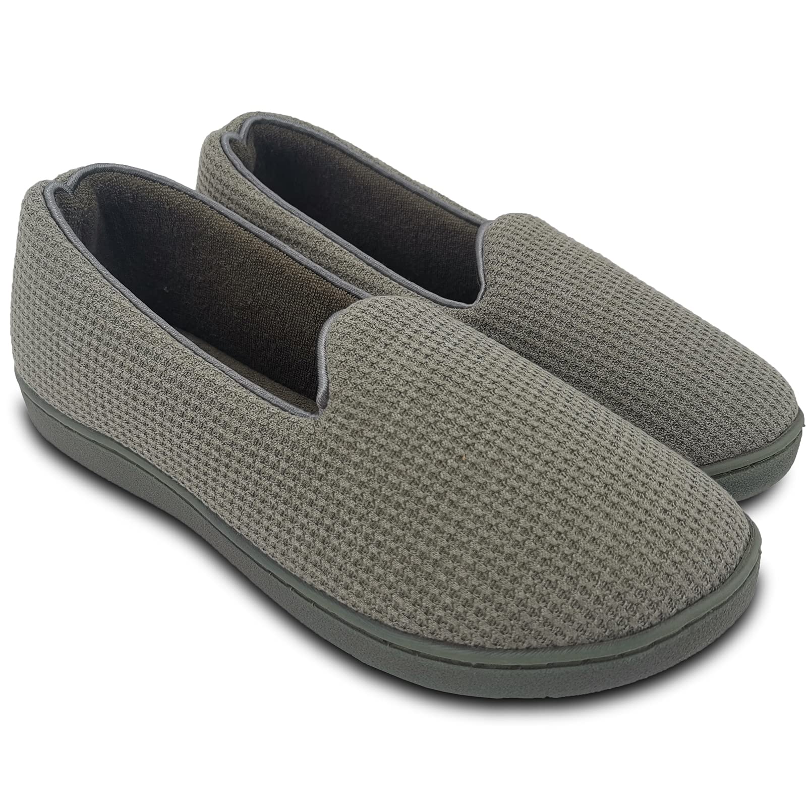 Women's Memory Foam Slippers - Green UK 7.5-8-image-070f6e2e-cbb6-4a20-ae27-951a54660013-114798
