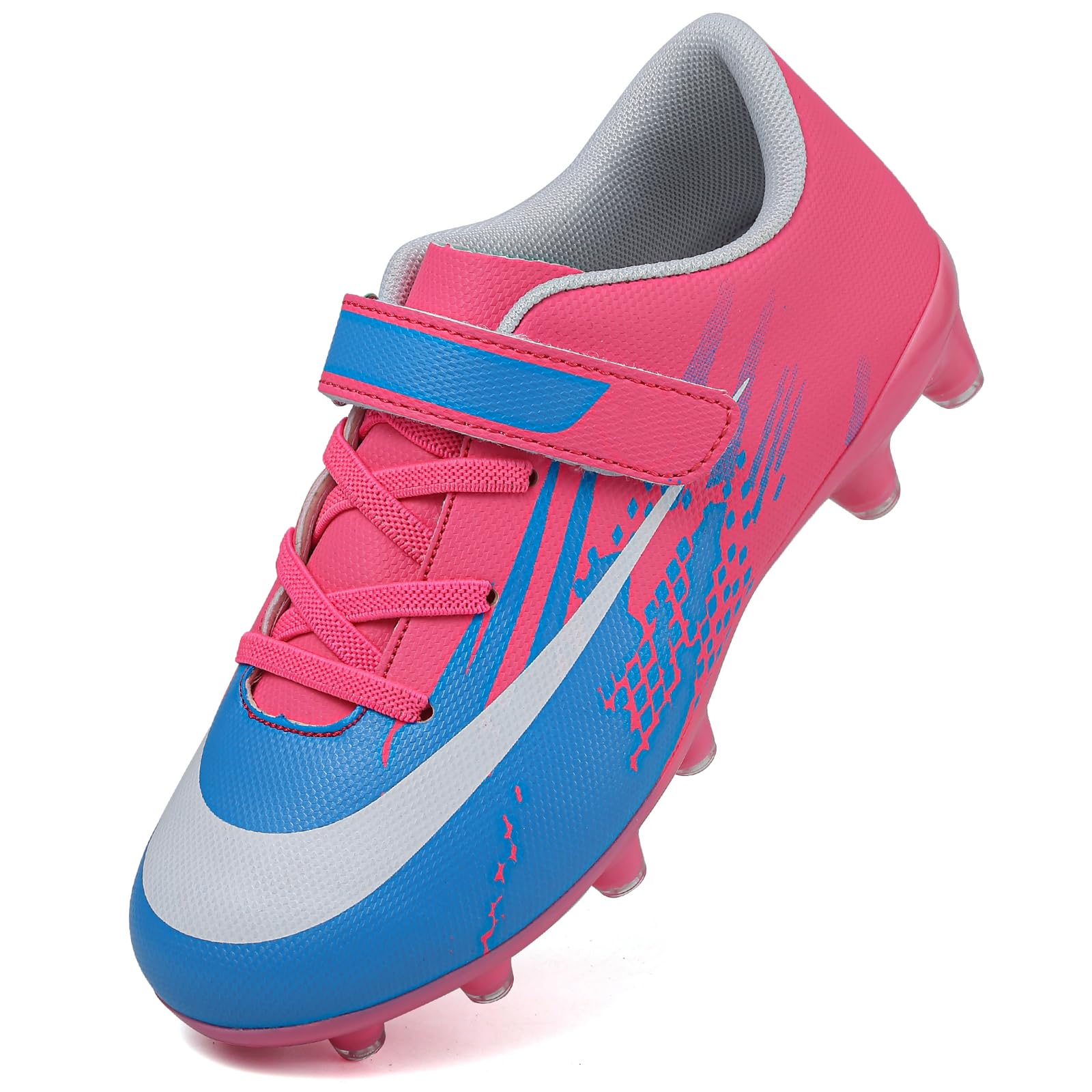 Kids' Football Boots Trainers - Pink Blue 2.5 UK-image-4a988256-5c68-41d5-a7cc-54882a1c4496-117070