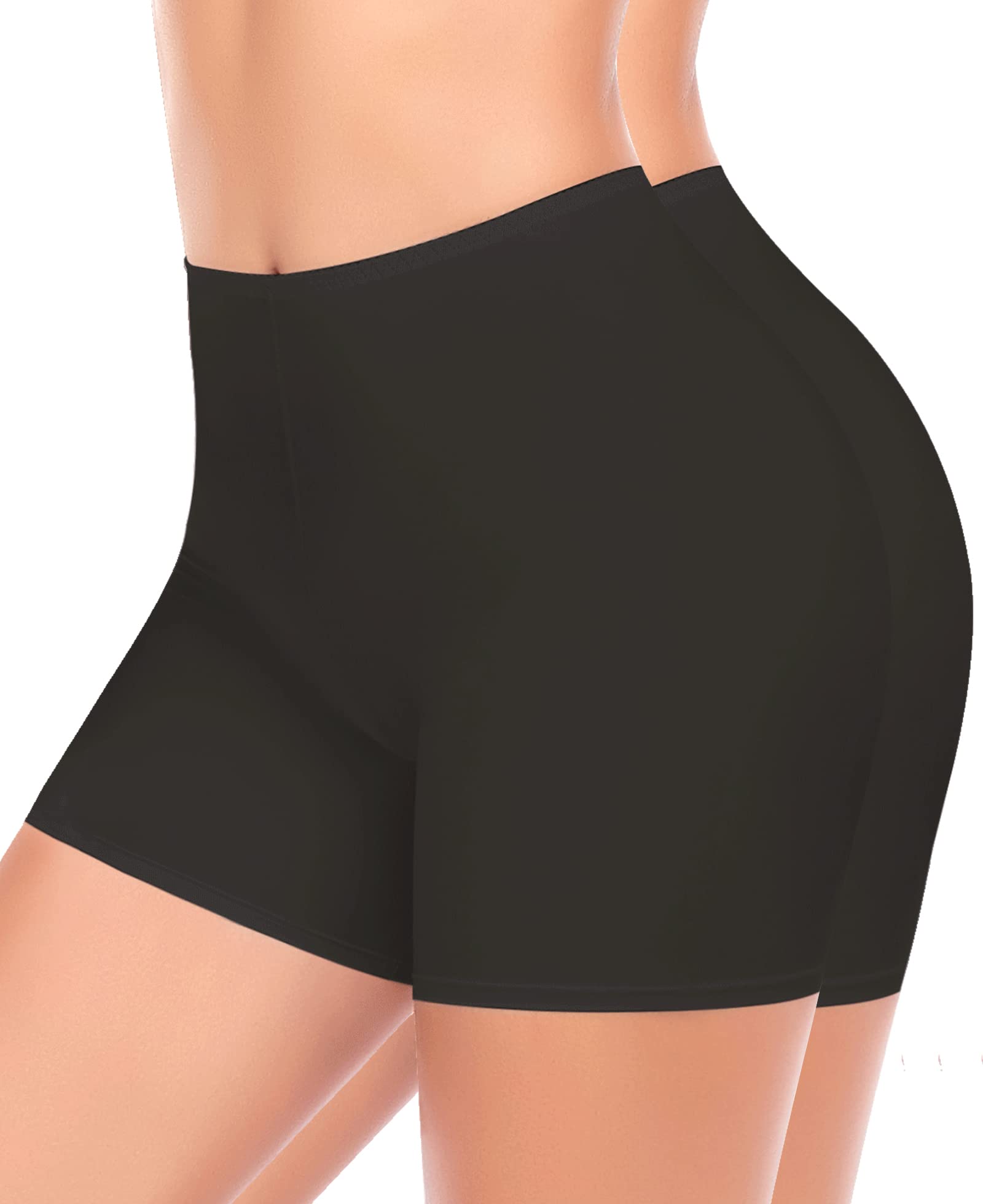 Women's Anti Chafing Slip Shorts - Black+Black 3XL-image-e9de7a6c-0fb1-4c55-88ab-e1b406ec0ac4-111625