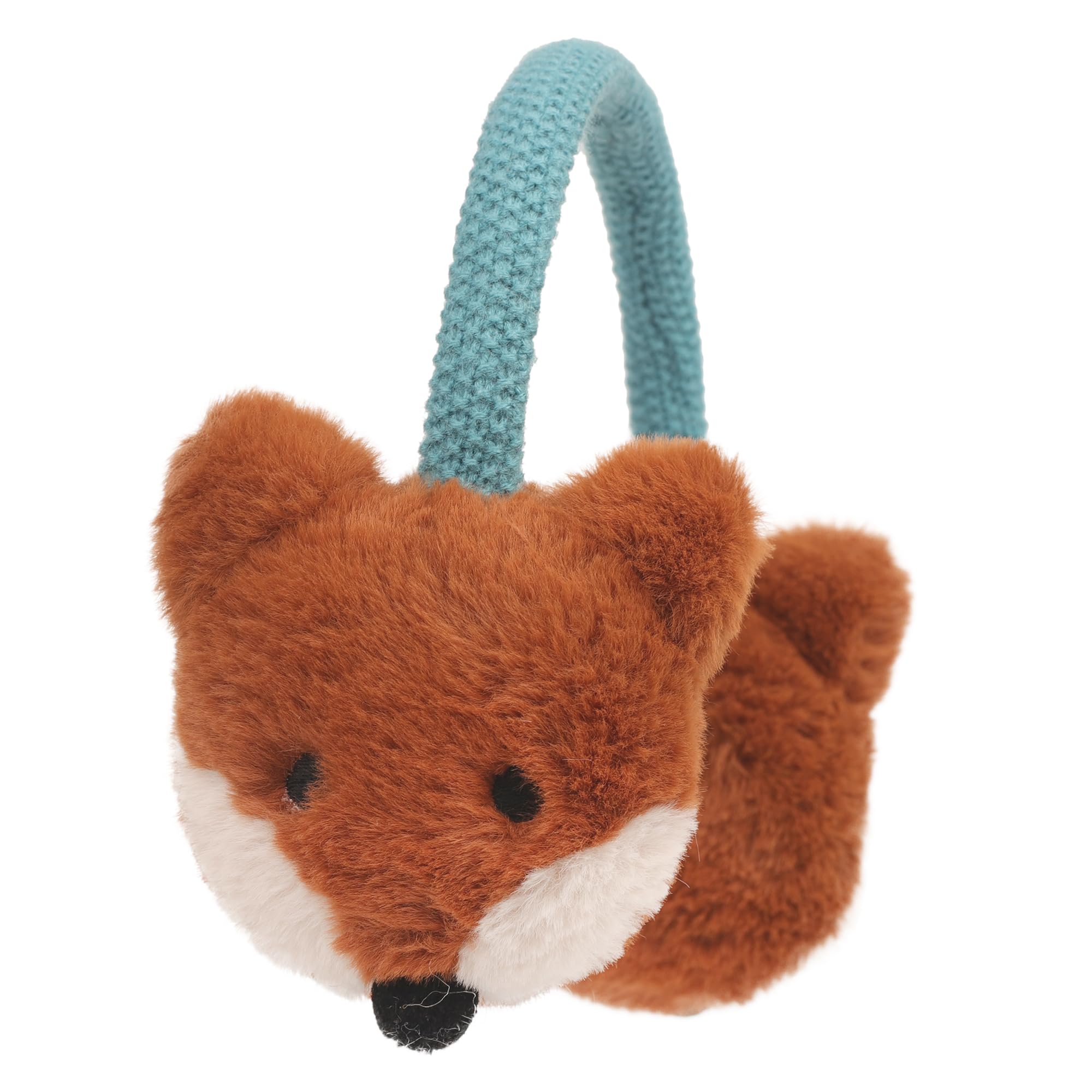 Kids Knit Plush Ear Muffs - Brown Age 3-8-image-bd7635f5-c7e0-4d02-b658-930eaa6b50b5-61838