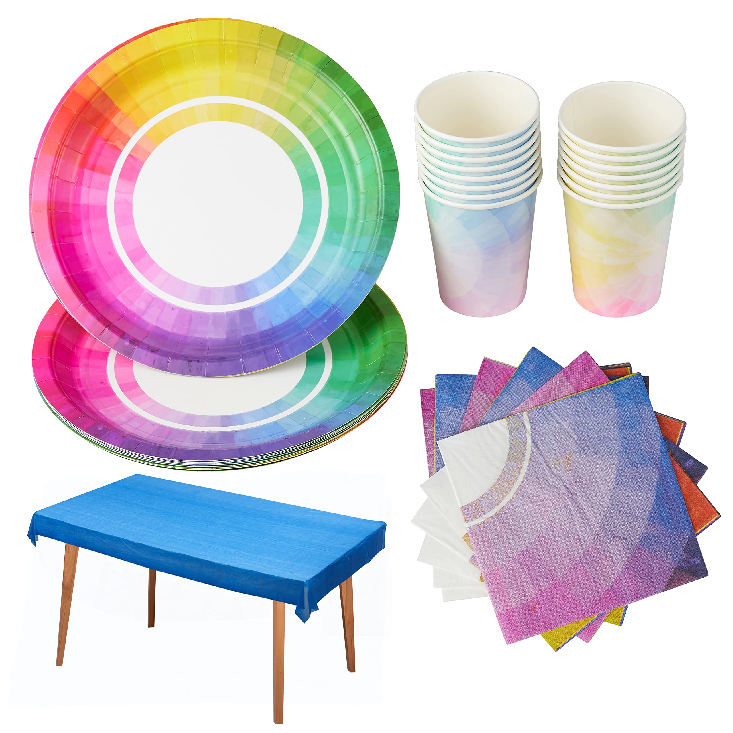 61-Piece Rainbow Birthday Party Tableware Set for Kids-image-857a9b73-fb9c-4e4d-93f9-7a015998f62b-55921