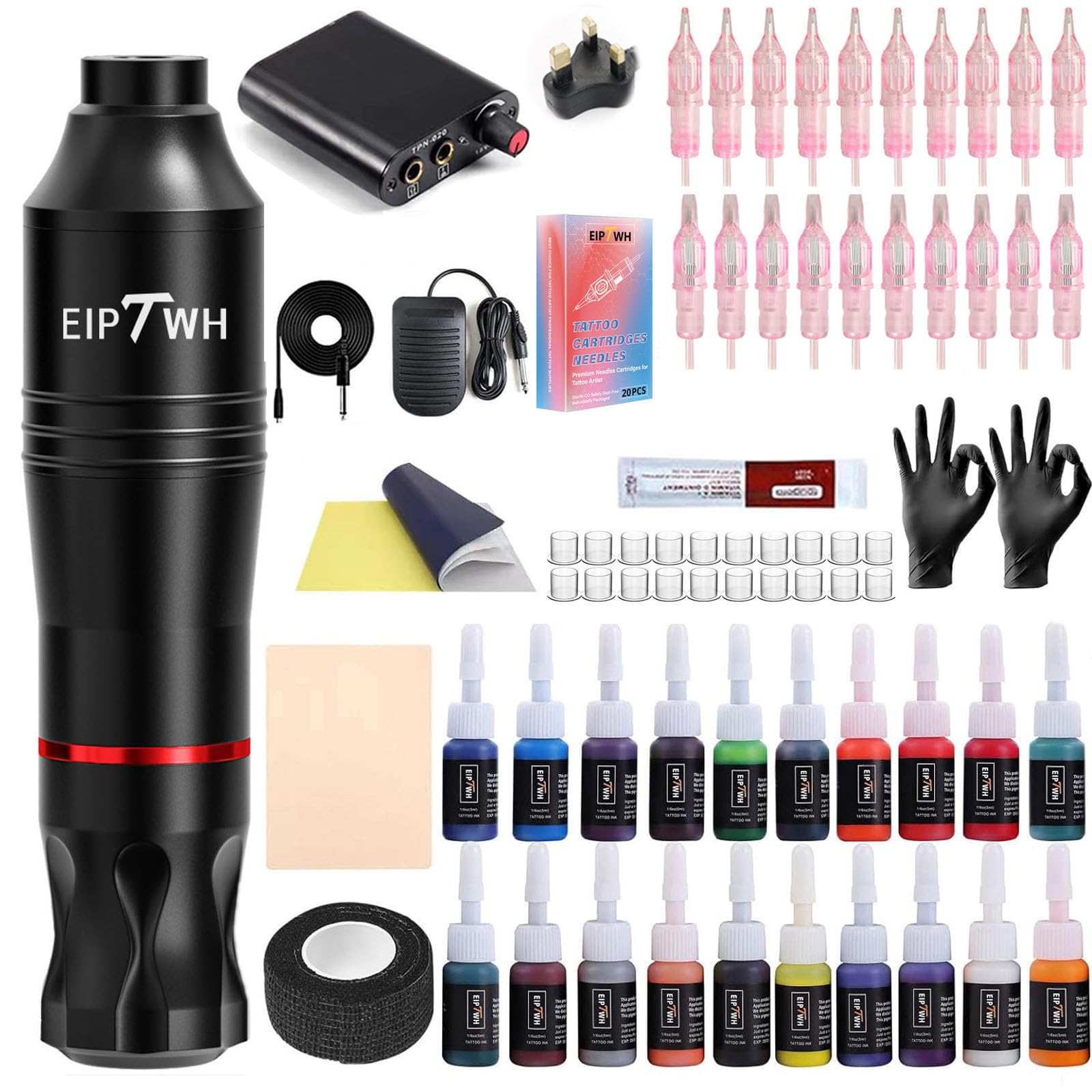 EIPTWH Tattoo Pen Covers, Colors Disposable Machine Covers 200PCS Blue-image-aa090855-6ee4-4973-80cb-083e3791b8be-56916