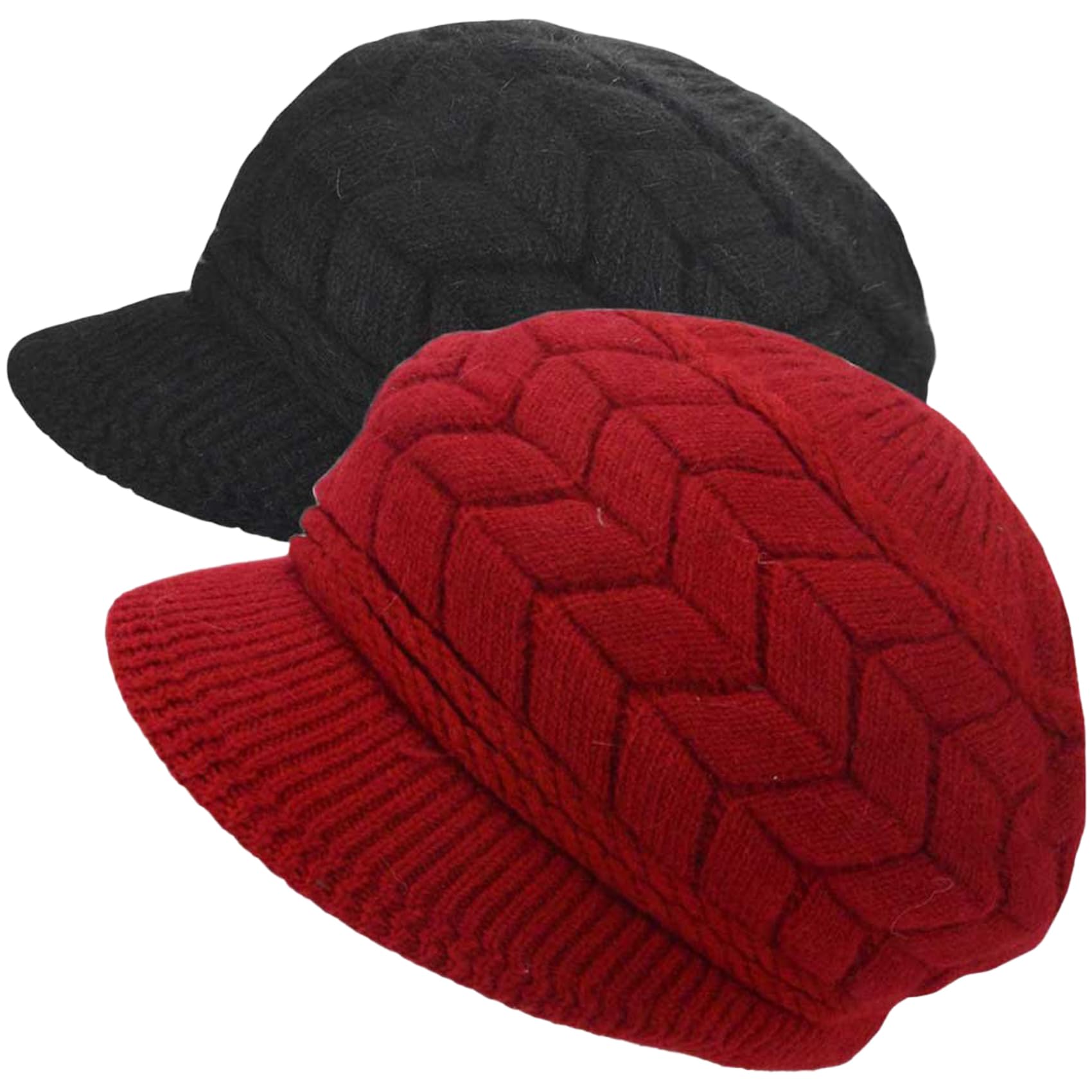 AUSUAYA Women Warm Hat for Winter, Wool Knit Beanie GB-WH1 2 Black-image-b192cd3c-4bf3-4830-be29-811ec021f4ae-63765