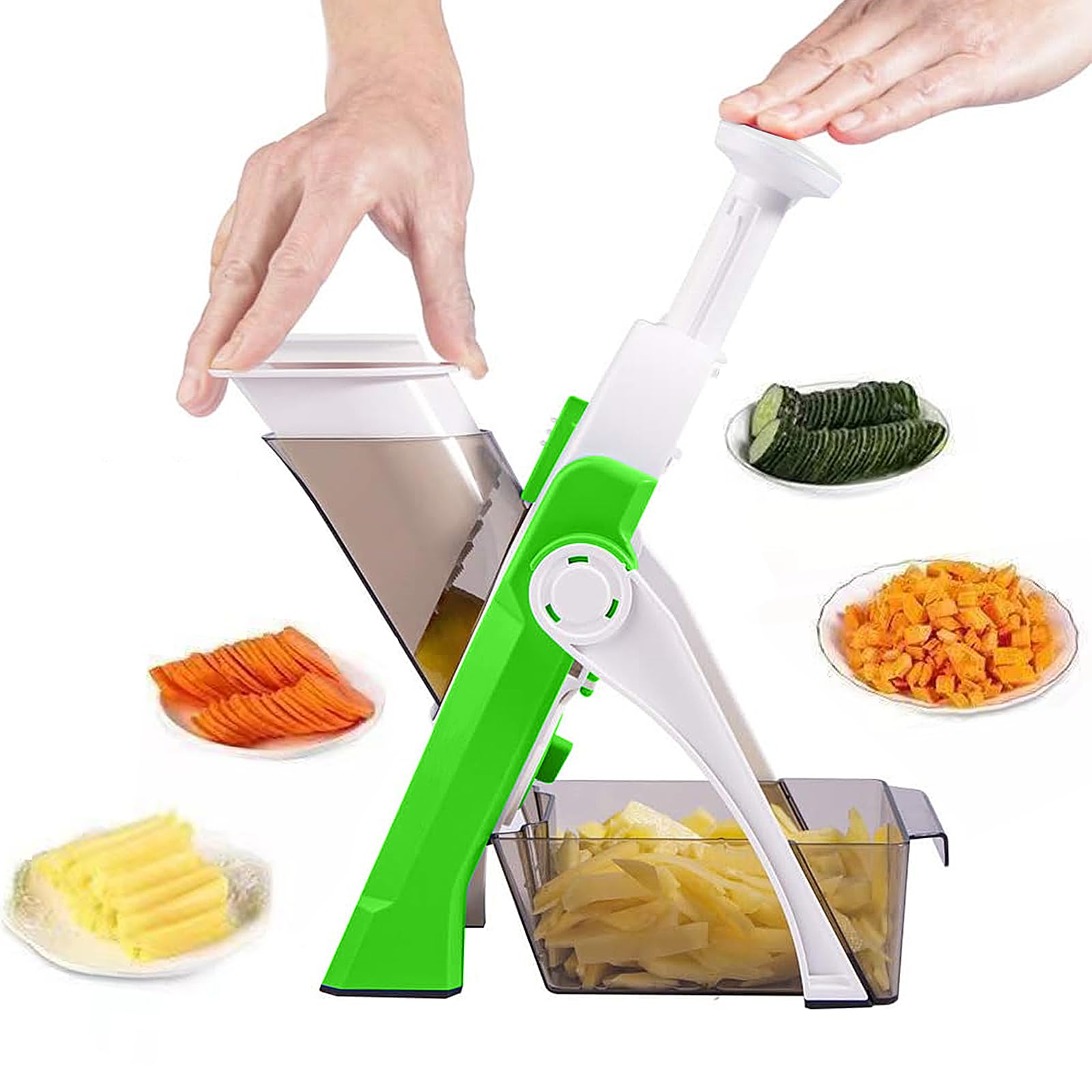 HEVOL Mandoline Food Chopper, - Multi-Functional Vegetable Green 4 40-image-79a19679-2766-44b9-8cdb-86c4ae6cc4d2-54813
