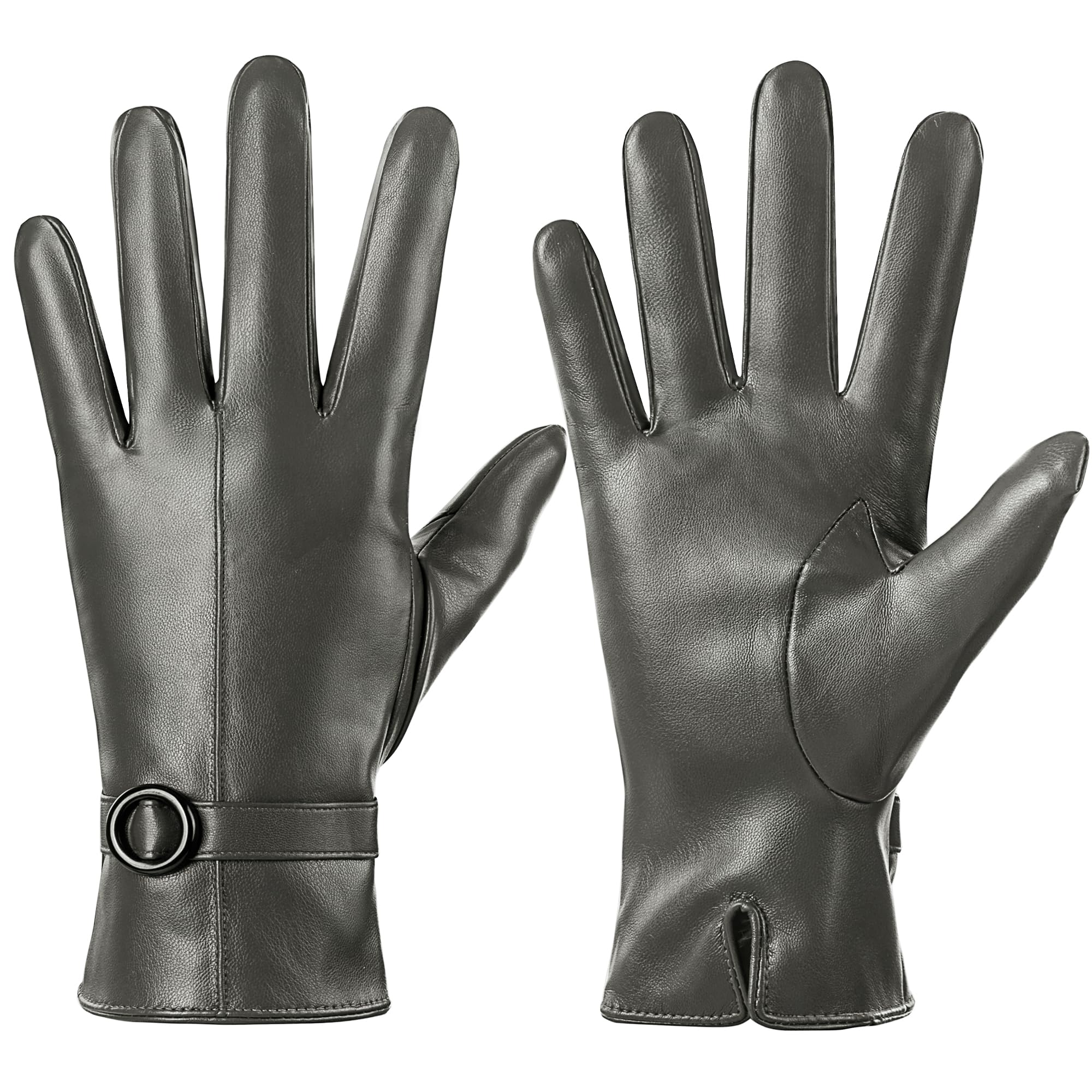 Women's Leather Gloves Touchscreen - Green S-image-ed4d3fff-4647-455b-a484-1e178cc1f378-111056
