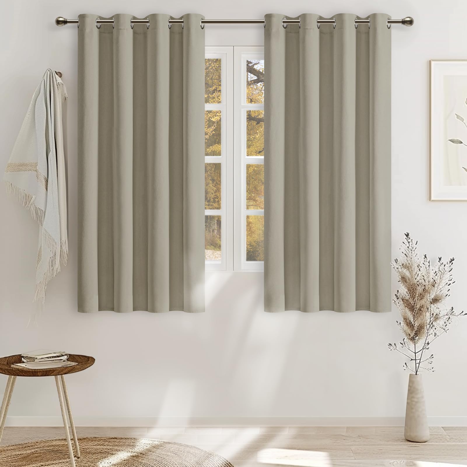 MRTREES 100% Blackout Thermal Curtains, 54 Inch Drop, Linen Eyelet Curtains, 2 Panels, 46x54 Inch, Bedroom-image-849e350f-380e-4198-8884-9e650839bf23-57469