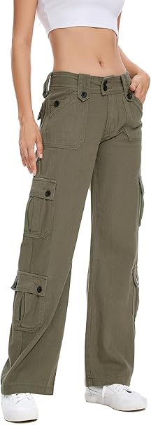 Women's Cargo Jeans - Grey M-image-d164dbd7-cbf1-4003-8da8-652504fb73ff-87804