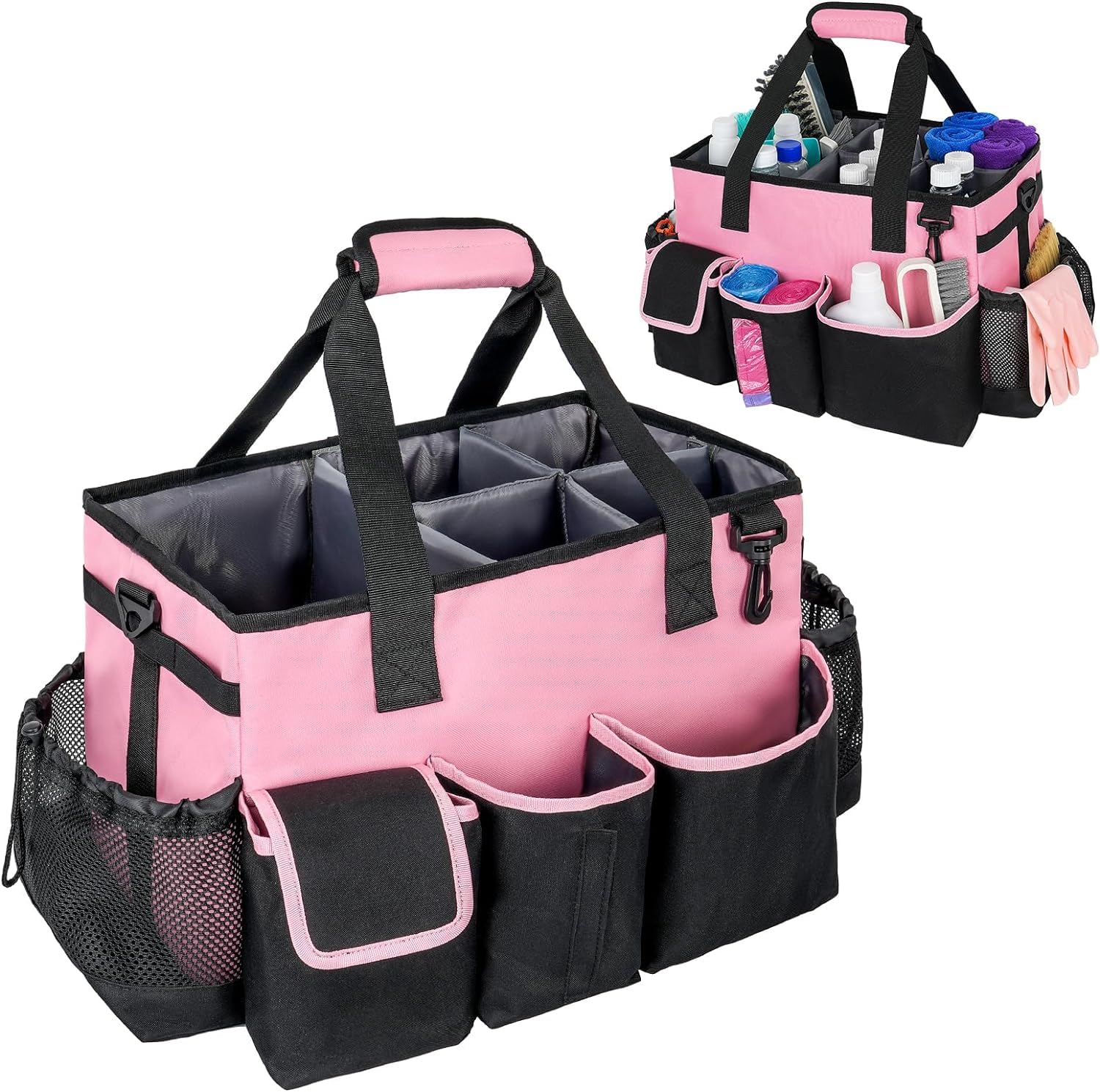 Large Cleaning Caddy Organiser - Pink L-image-ad1cb911-dad3-4e61-99b6-e5c98f7eb117-120903
