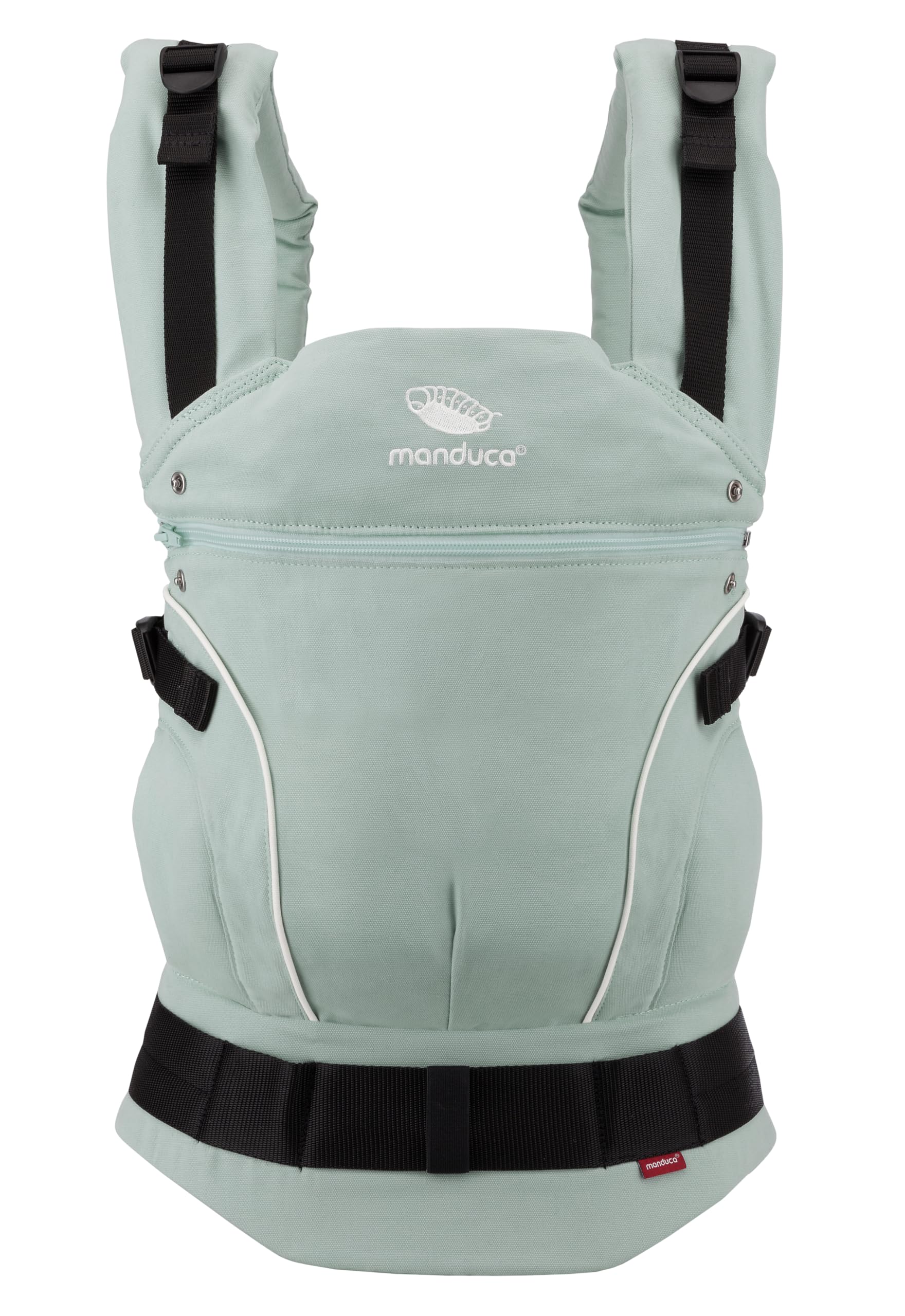 Ergonomic Baby Carrier Organic Cotton - Mint One Size-image-f7334a2b-e3b5-4862-8625-be182cf591bf-121208