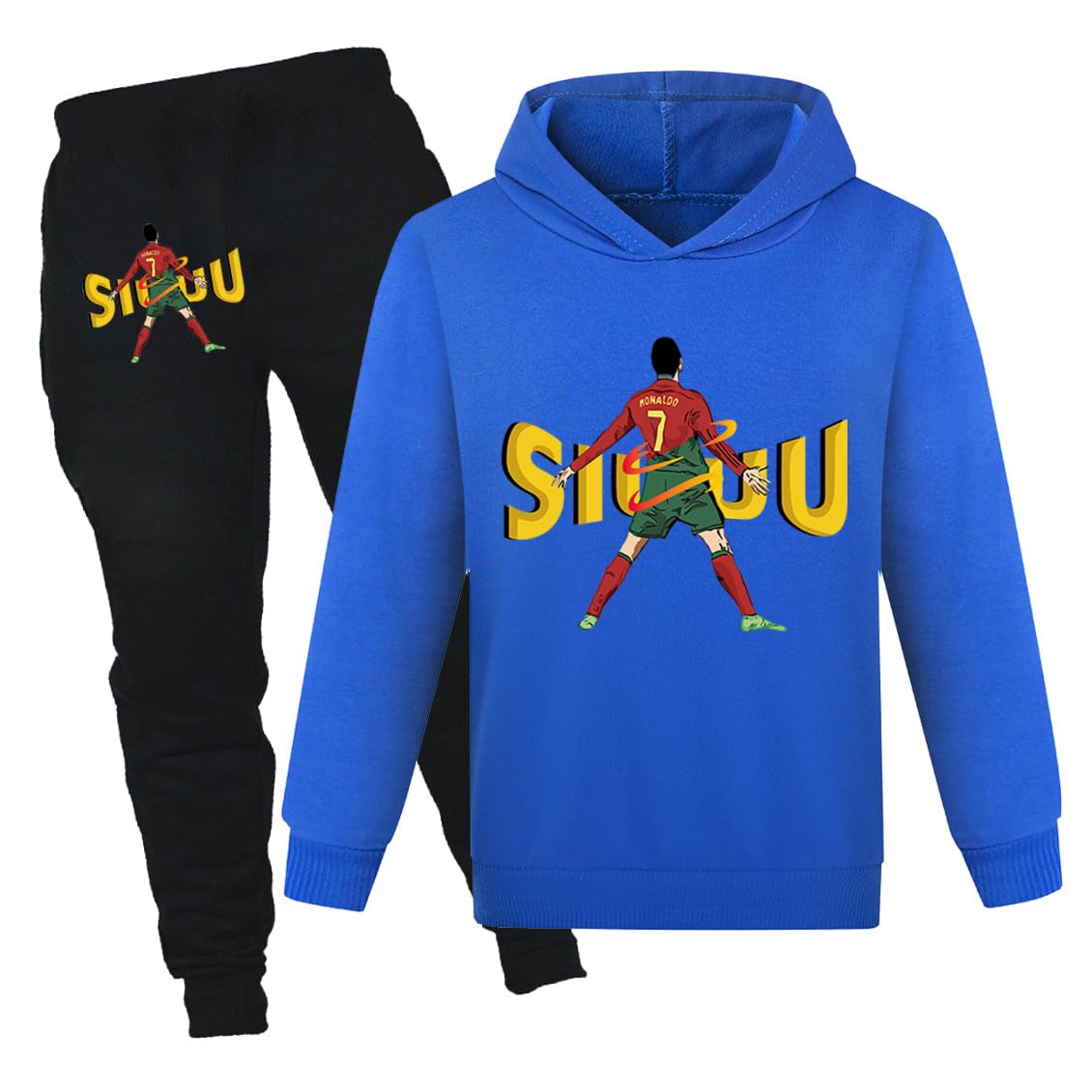 Kids Football Tracksuit Set - Blue 9-10 Years-image-0a3047e3-2c4f-494c-9965-5dbc7cd820b9-112662