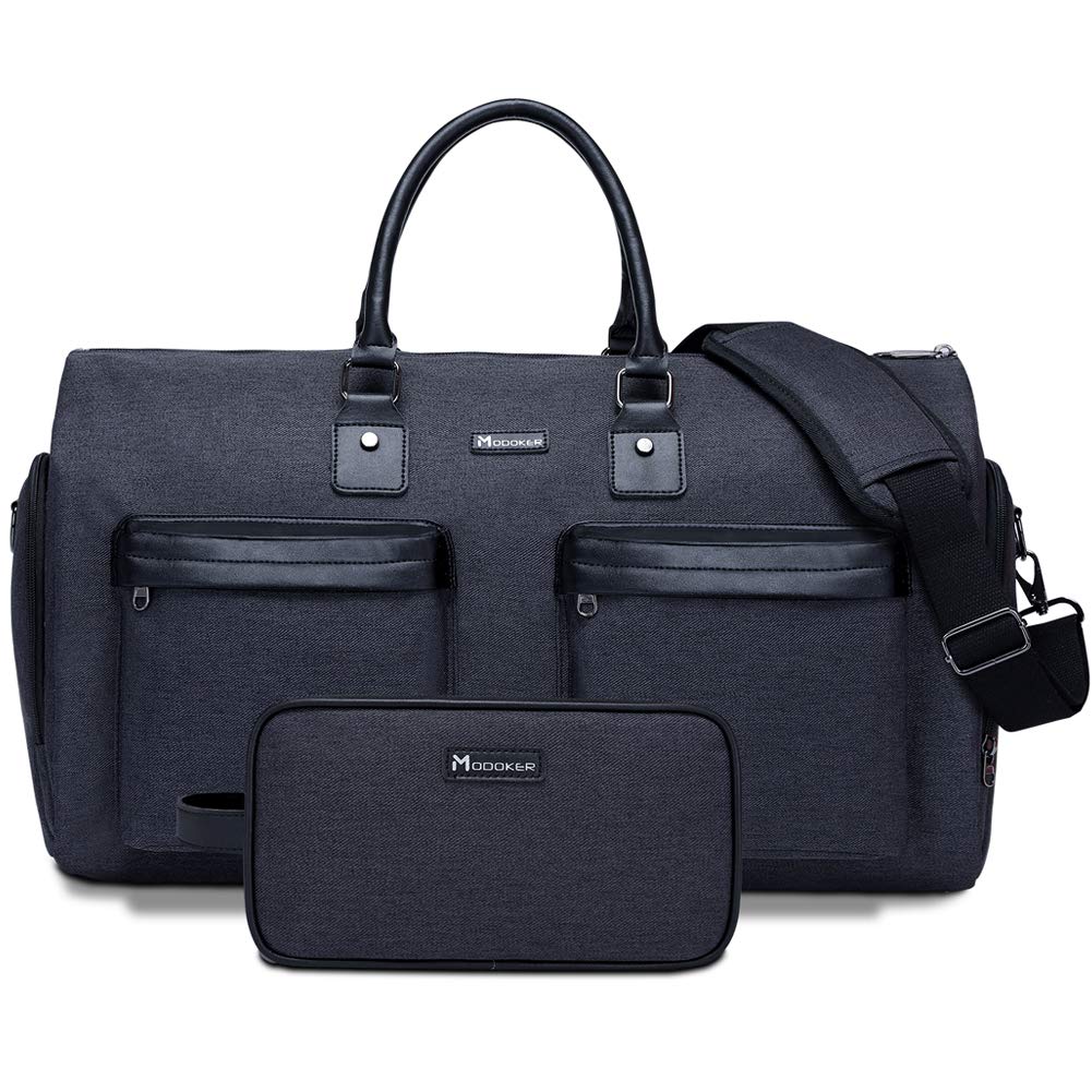 Convertible Garment Duffel Bag 2-in-1 - Jet Black 45L-image-7b781323-f432-48ef-92df-ab3b6c484b0e-117119