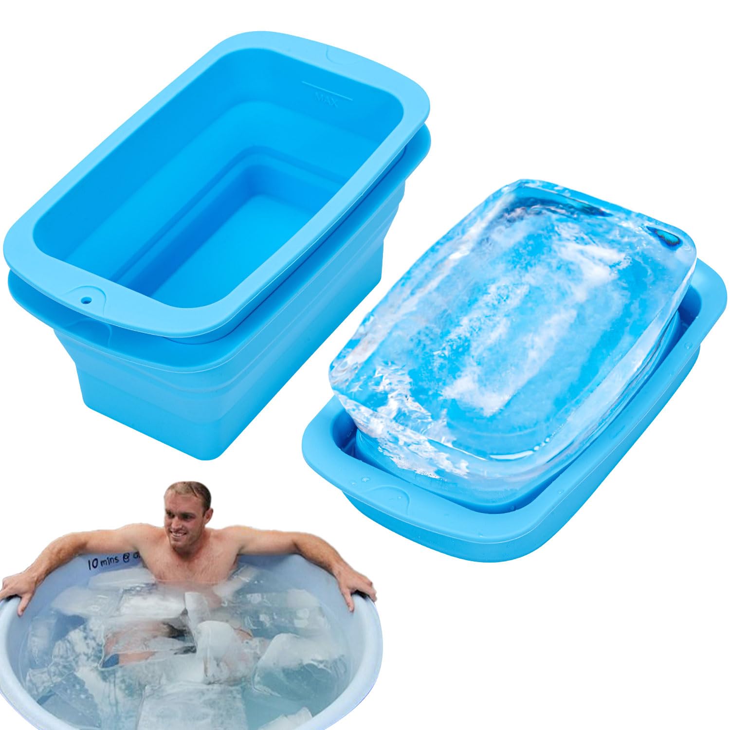 Foldable Silicone Ice Cube Tray for Cold Plunge Tubs - Large 7.4 LB Moulds, 3 Pack-image-fbb74aa1-7dbc-49cb-b0ed-118fe4bb515e-68295