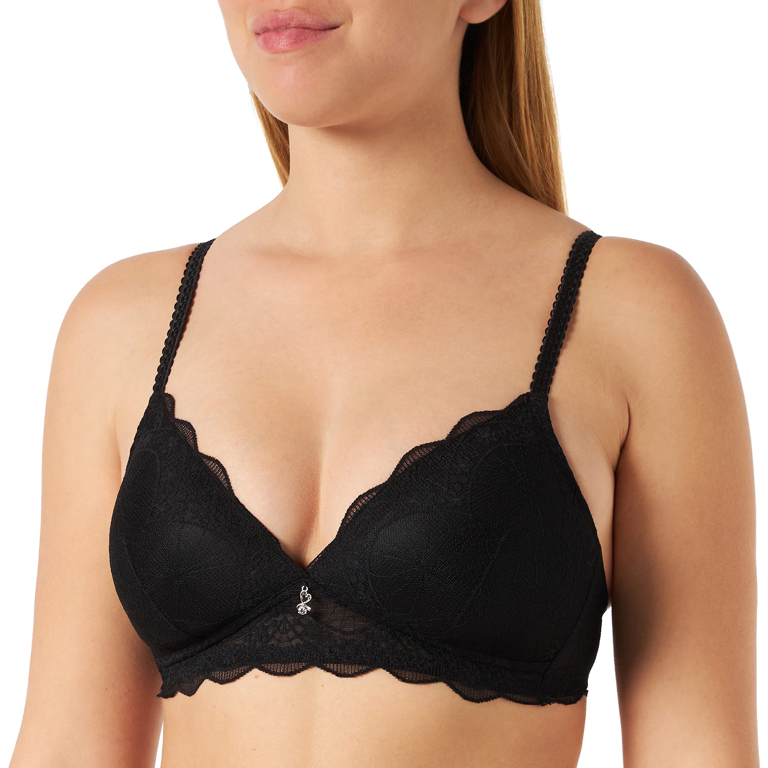 Women's Padded Lace Soft Bra - Black 34B-image-60739501-aa05-446c-ae2e-6f5fc47e9db4-105889