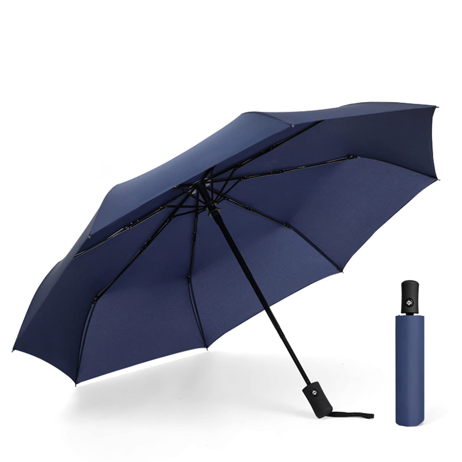 Compact Windproof Folding Travel Umbrella - Automatic-image-593d0a46-b37c-4eef-a1f1-57e2d2e00a5a-55905