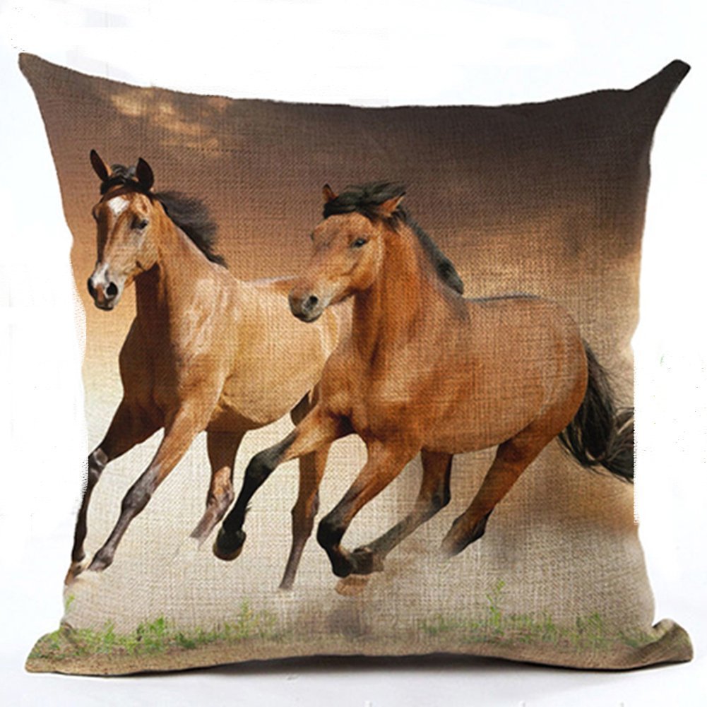 18-Inch Watercolor Horse Sofa Cushion Cover - Stylish Home Décor Pillow Case-image-e69c910a-c6f8-4293-b6d2-6bda4821a075-61001