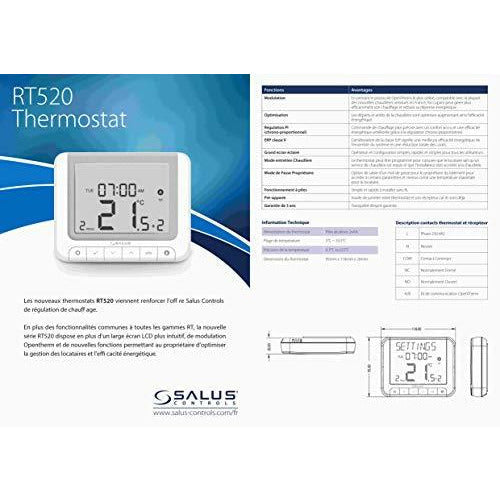 Boiler Plus Salus Rt520rf Salus RT520 Boiler Plus Compliant