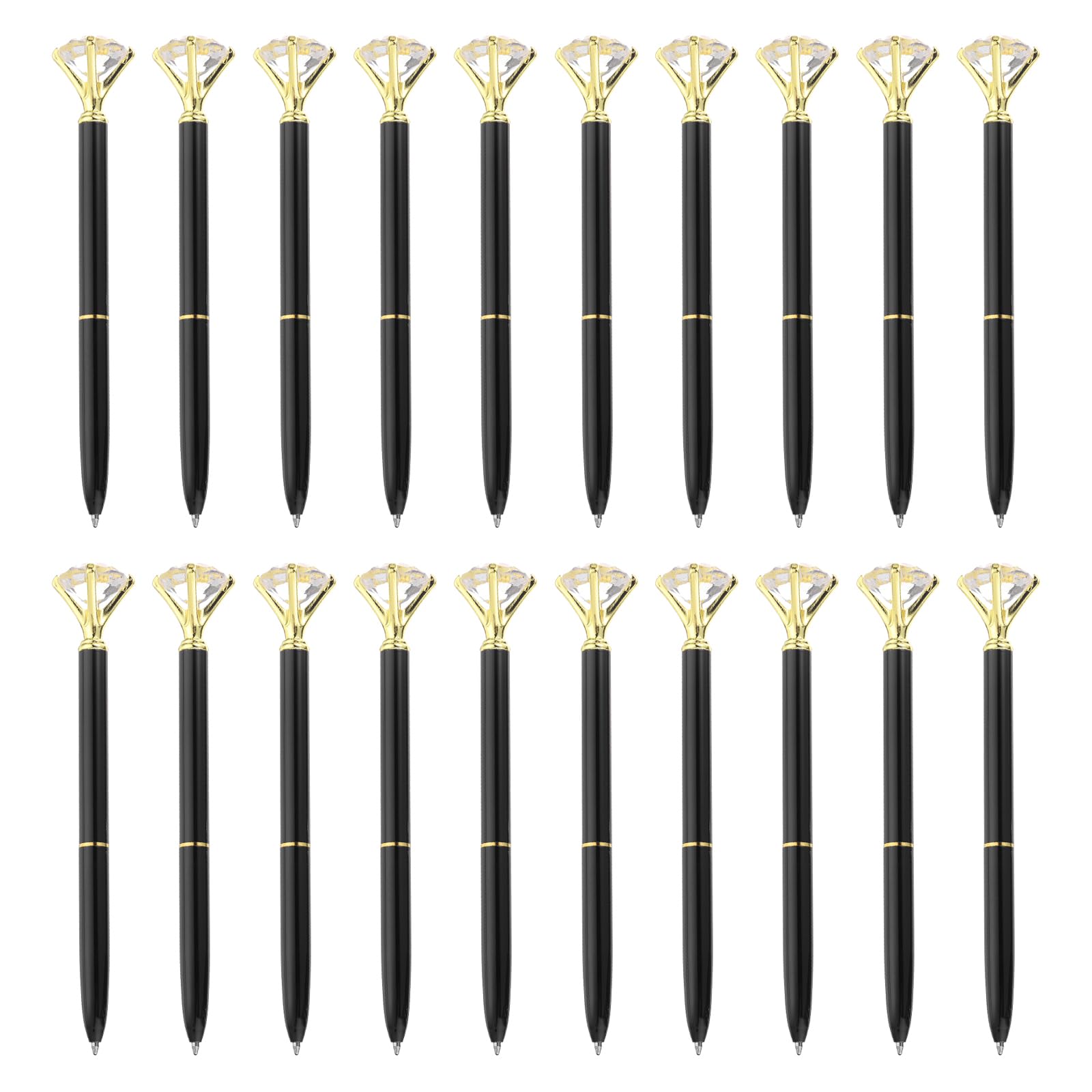 Retractable Diamond Ballpoint Pens Bulk - Black 50pcs-image-6da80f65-bb48-4a0e-8868-679b42682317-121743