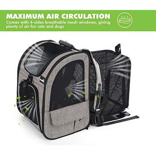 Mesh Pecute Cat Backpack Pecute Cat Carrier Dog Backpack