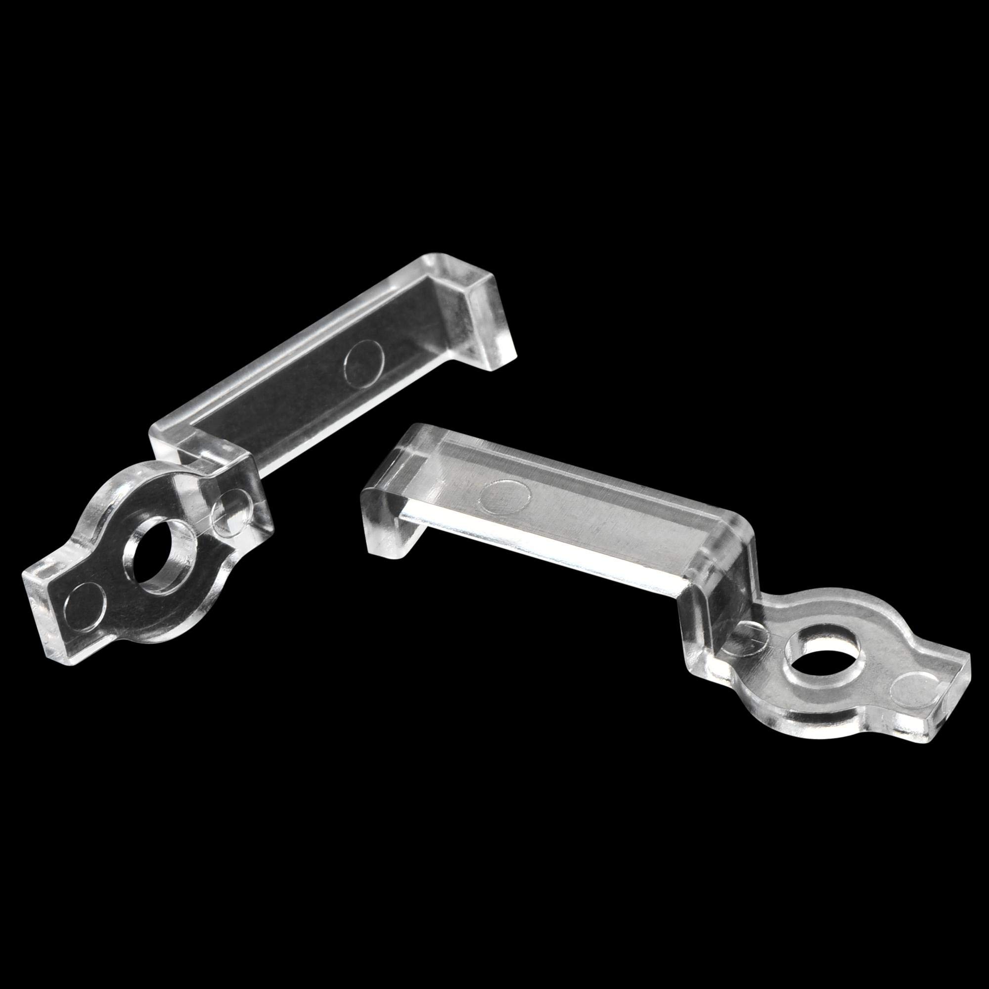 50 Ou 100 Clips De Fixation Pour Bande LED 5050 - Montage Intérieur/extérieur - Neuf