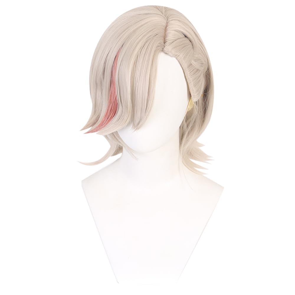 Lyney Cosplay Wig Heat-Resistant - Grey with Red-image-1e7bc16d-481c-4870-8e39-7d1d4a42150a-114589