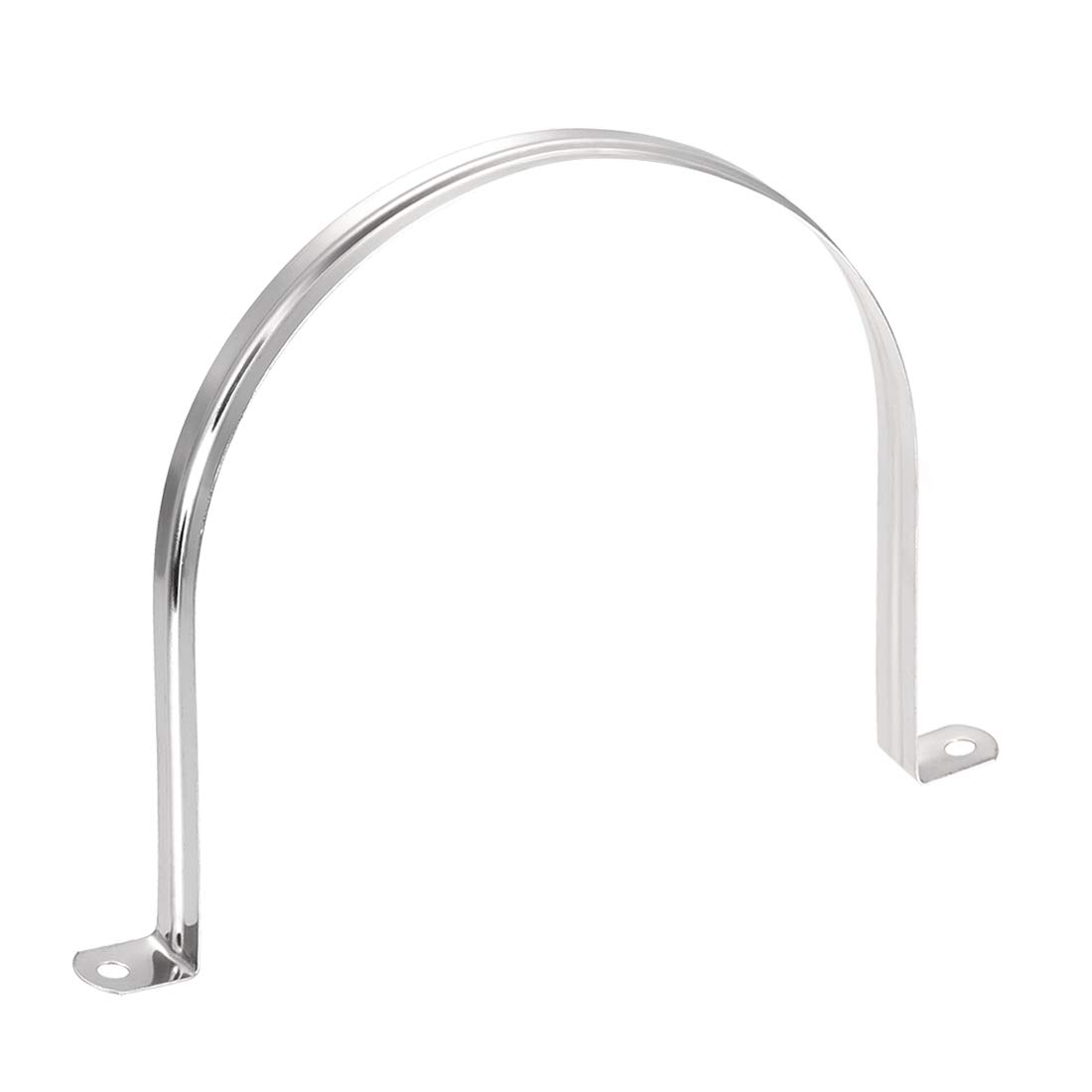 150mm Rigid Pipe Strap, 2 Holes Stainless Steel Tube Clamp - 8 Pack for DIY & Tools-image-a6716de4-2909-4b84-923f-a28499a536ef-61010