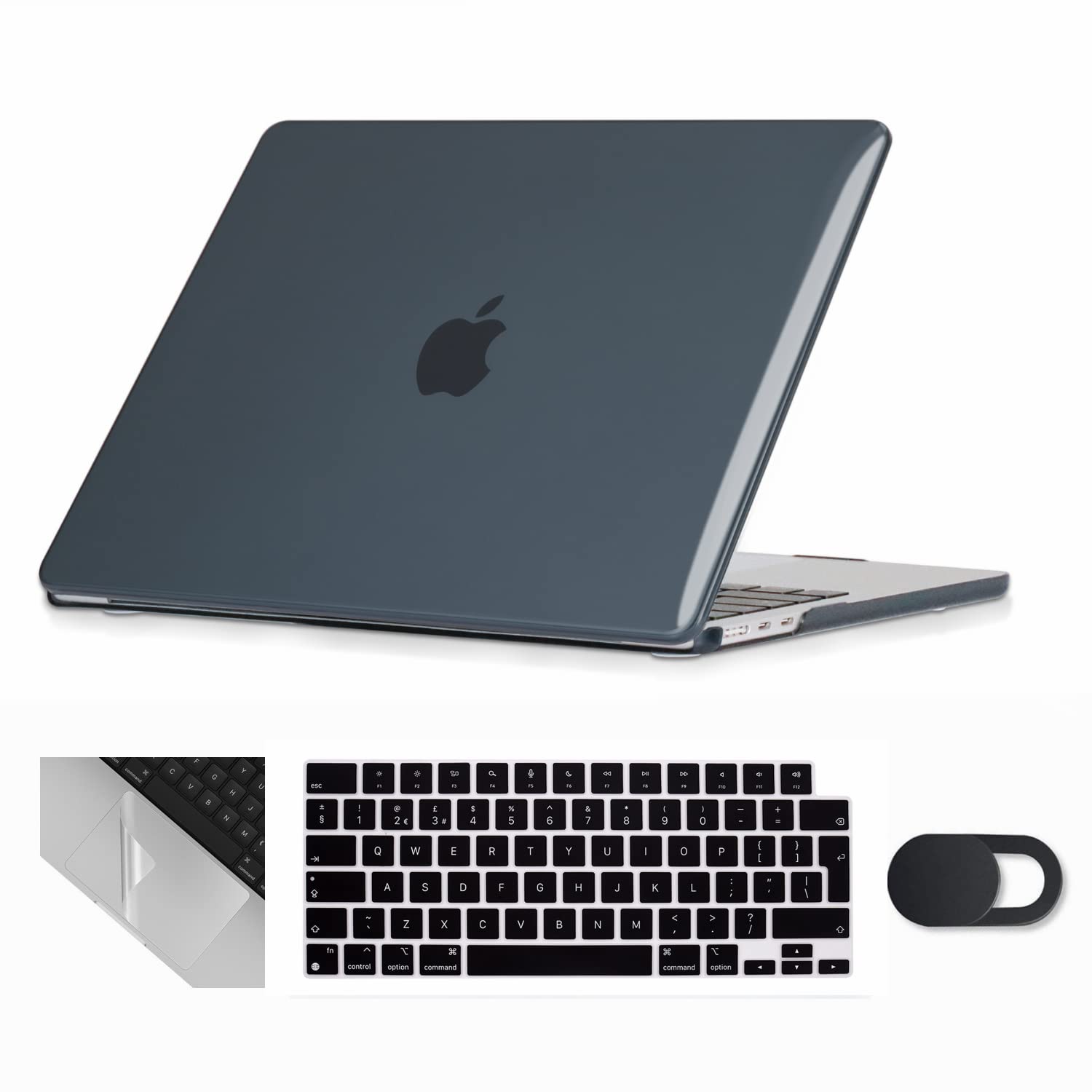 MacBook Air 15-inch Case Set - Crystal Black 15.3inch-image-6b1d4927-19e8-4862-917f-b9c29d36f731-113754