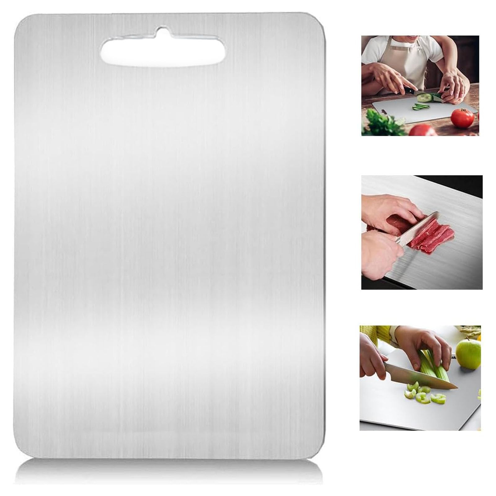 Titanium Chopping Board - Silver 39x28cm-image-6e346b2c-bd74-469d-a5a0-b4f181837ec1-115749