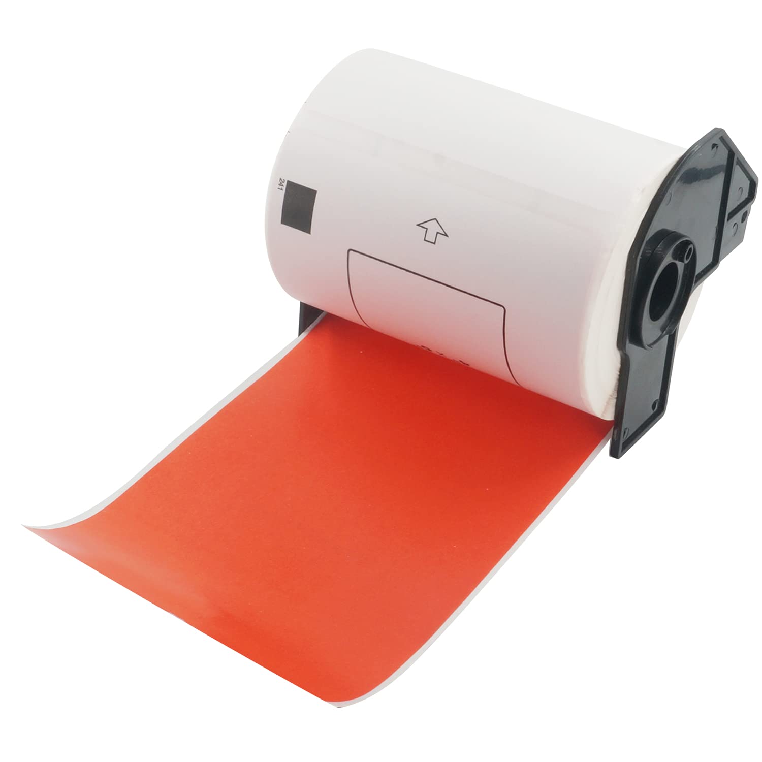 Red Shipping Labels 102mm x 152mm for Brother DK-11241 - 200 Labels Roll-image-a97a129b-7abb-4b82-b42b-6e99b83b7dbe-48046