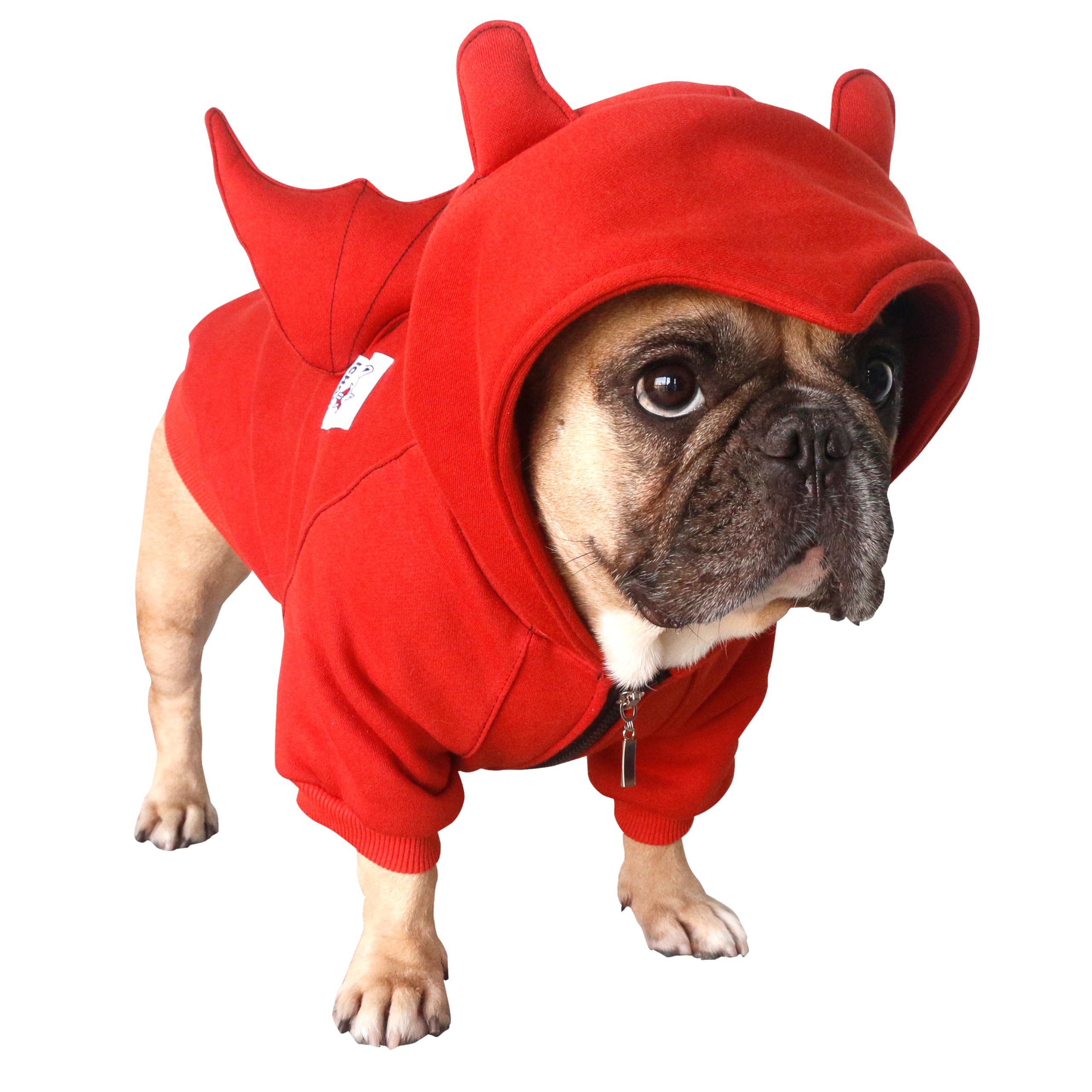 Dog Hoodie Costume Batman – Red Large Dog Hoodie Costume Batman – Red Large