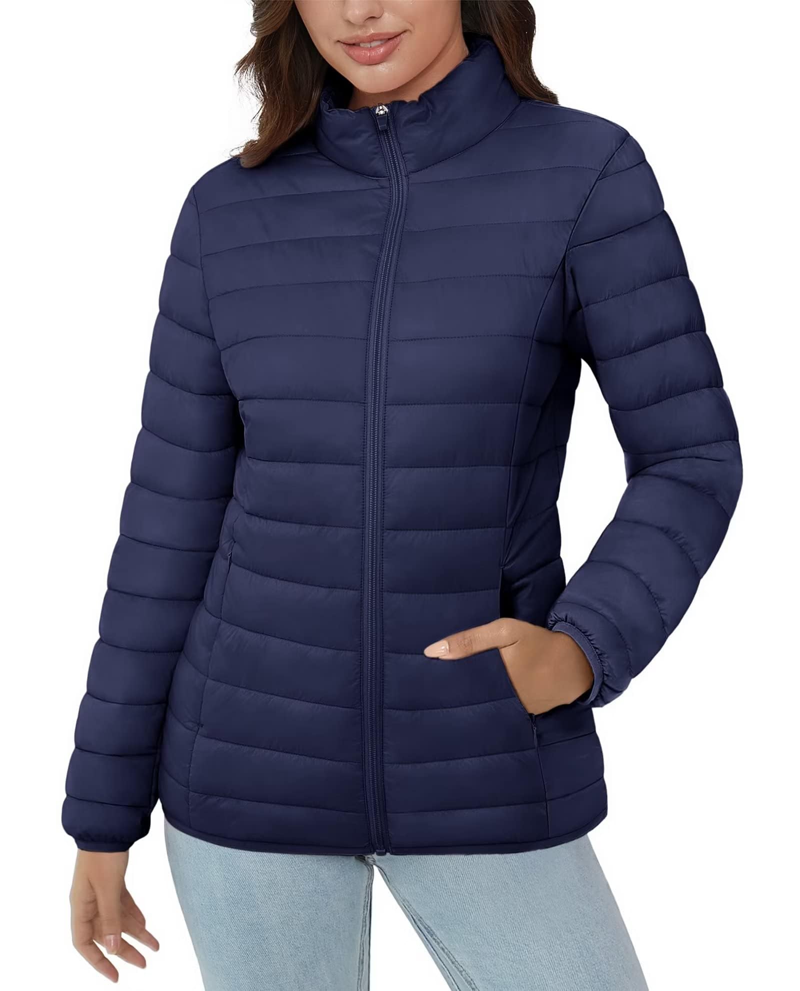 Women's Puffer Coat Quilted - Navy S-image-75ff6ddd-7ecc-41df-b9bf-5acdb402b3cf-115987