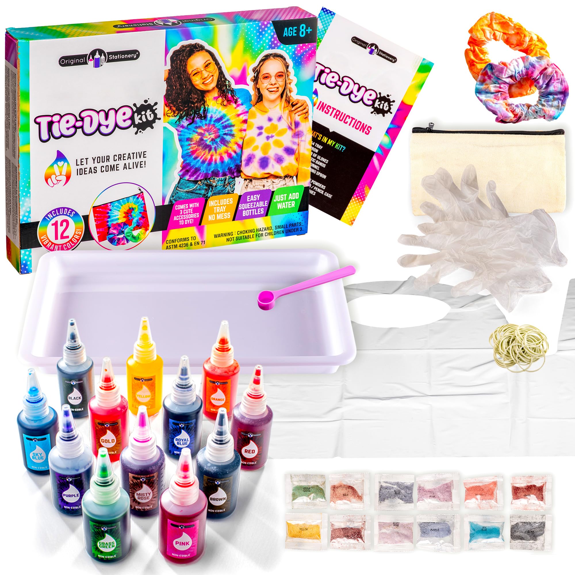 Kids Tie Dye Kit 12 Colours - Multicoloured CCTDK1-image-cdf67d22-538b-4d20-a159-3cd1adddb8a8-115751