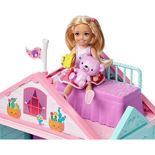 Barbie DWJ50 FAMILY Chelsea Clubhouse Portable Play, Colourful
