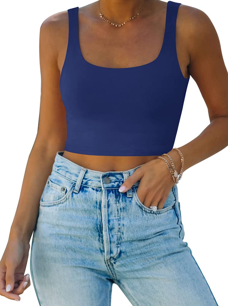 Women's Square Neck Crop Top - Dark Blue XL-image-765d4db4-cce8-41cf-bdd1-9da96dc39ccd-95050