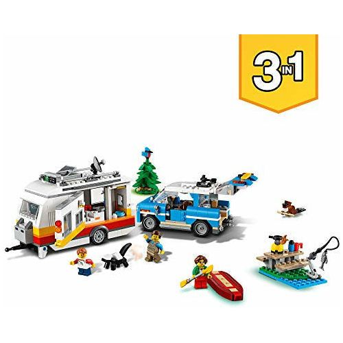 LEGO 31108 Creator 3in1 Caravan Family Holiday Toy With Car