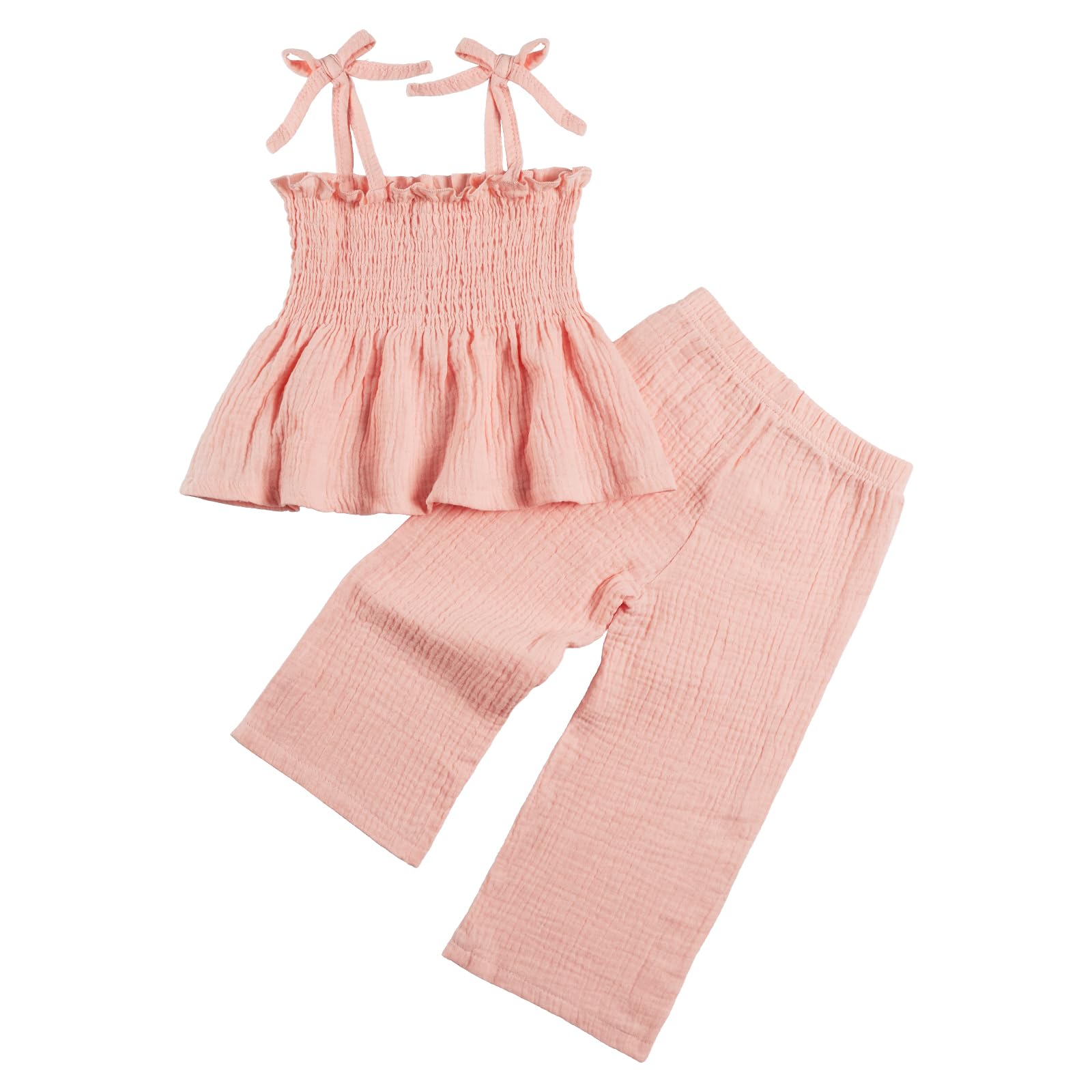 Baby Girls Outfit Set - Pink 6-9 Months-image-972aa416-19d5-49e5-8bb0-9765c6672378-91105