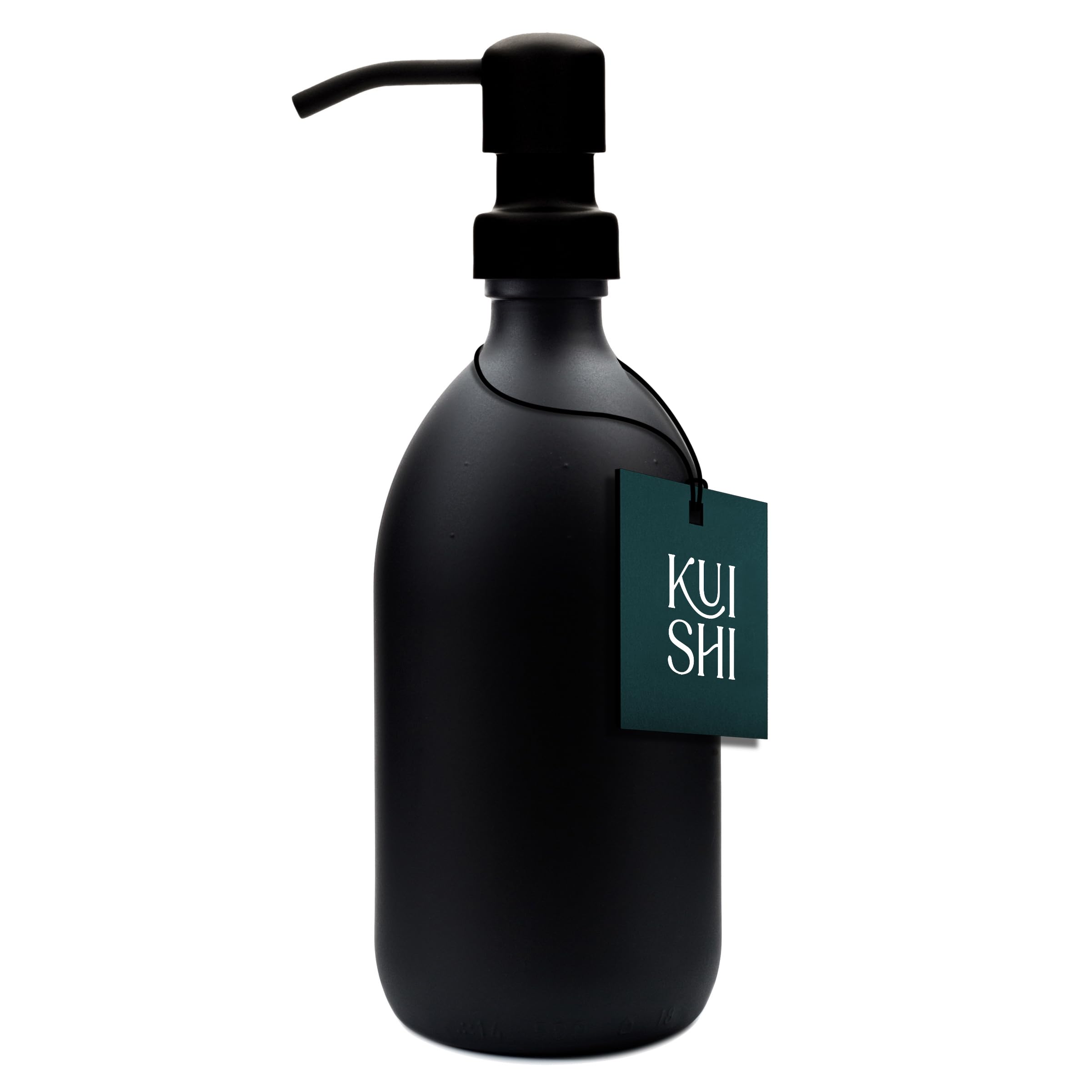 Reusable Glass Soap Dispenser - Black 500ml-image-98023cf3-2fe4-4026-9a69-cf642bae3b46-110822